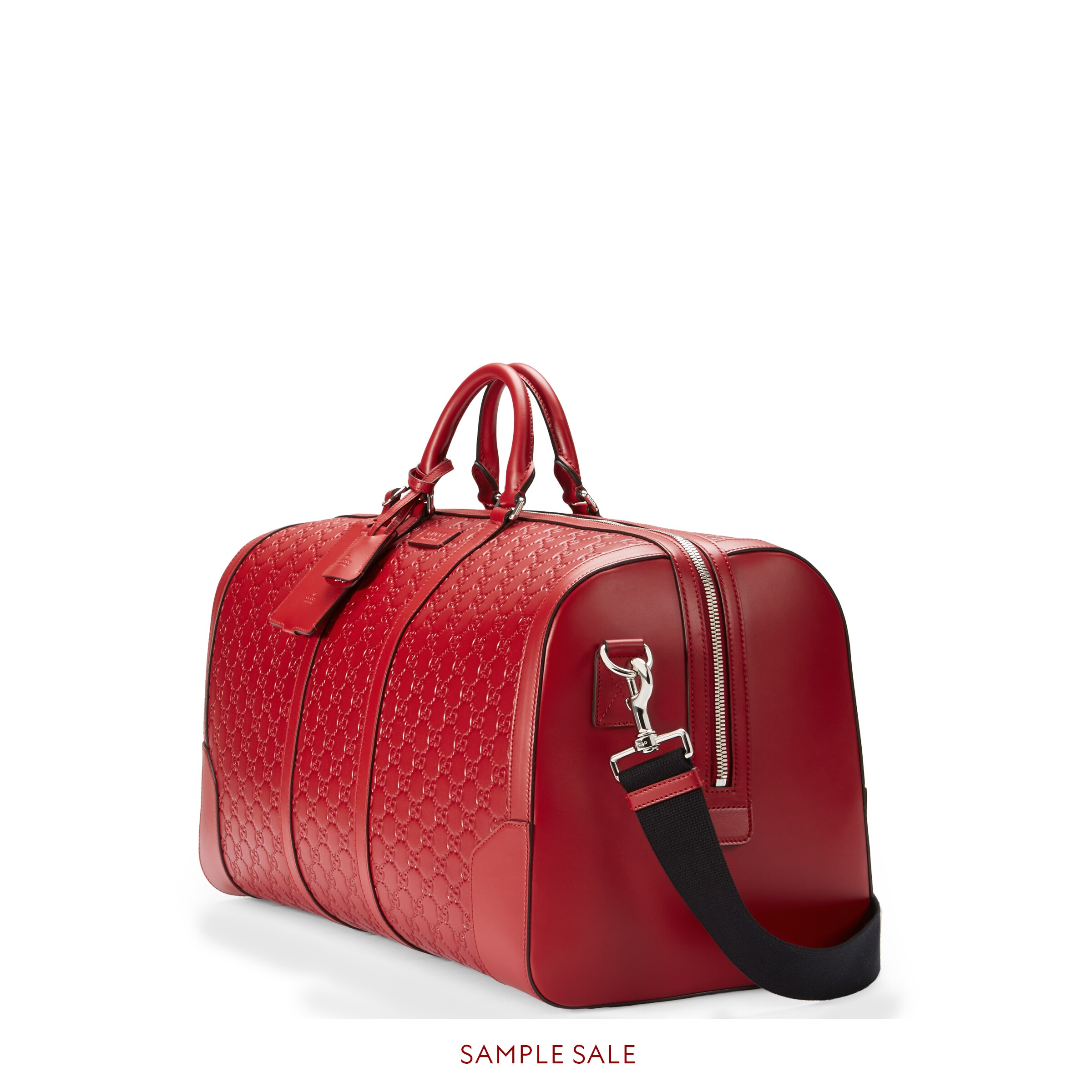 gucci red duffle bolsa