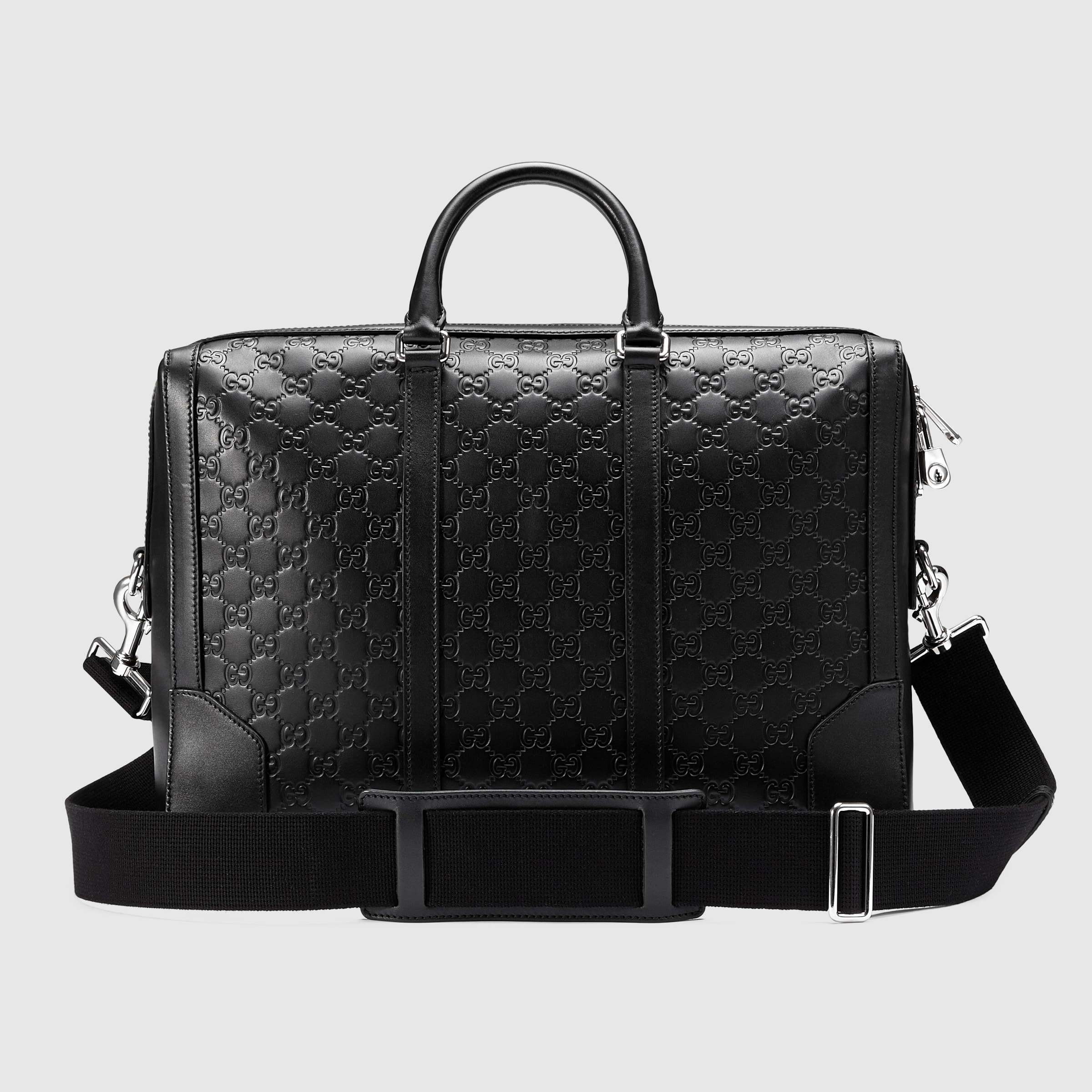 Gucci Signature leather briefcase - Gucci Men's Briefcases 406384CWCBN1000