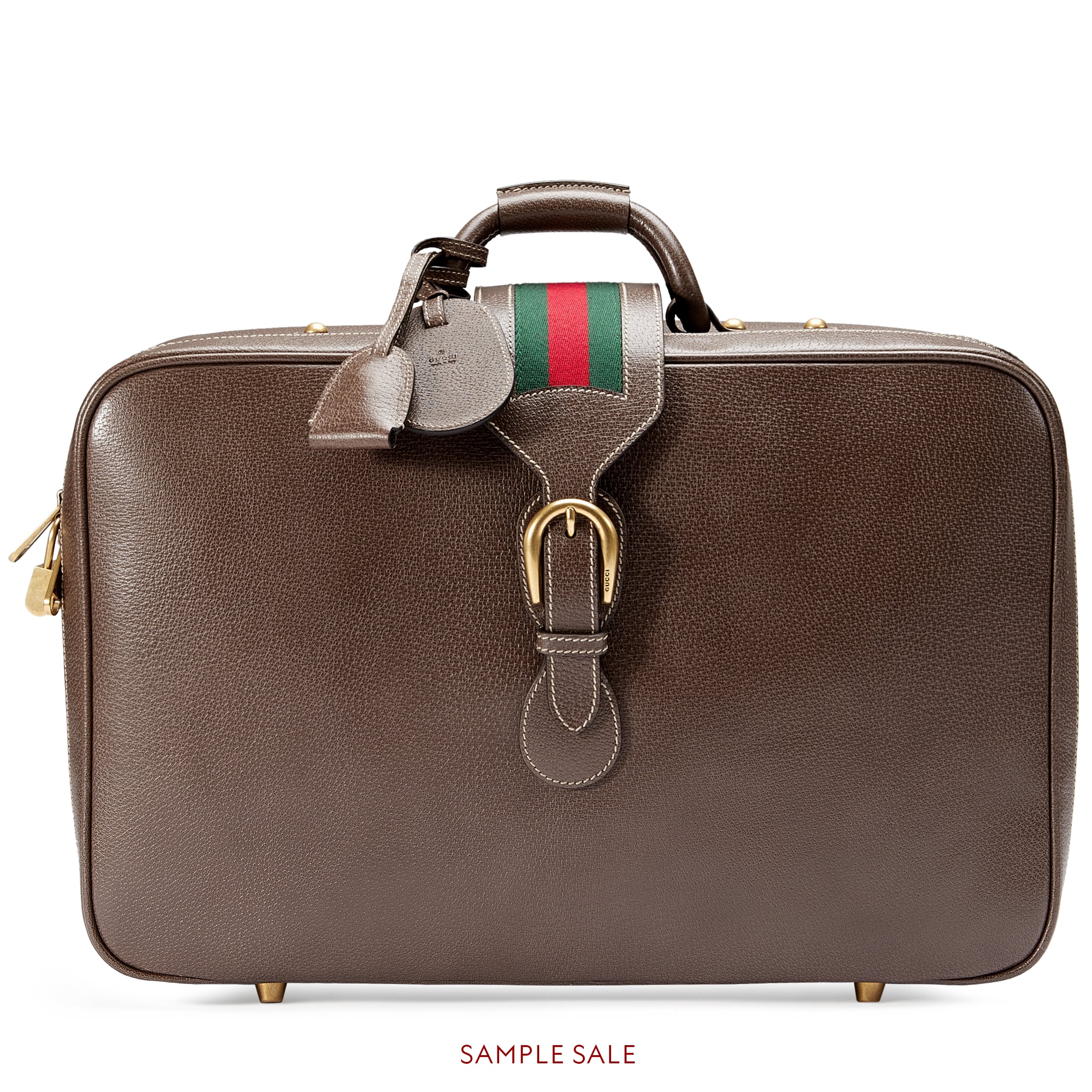 Leather suitcase Gucci Men's Luggage 424501CWI1T2591