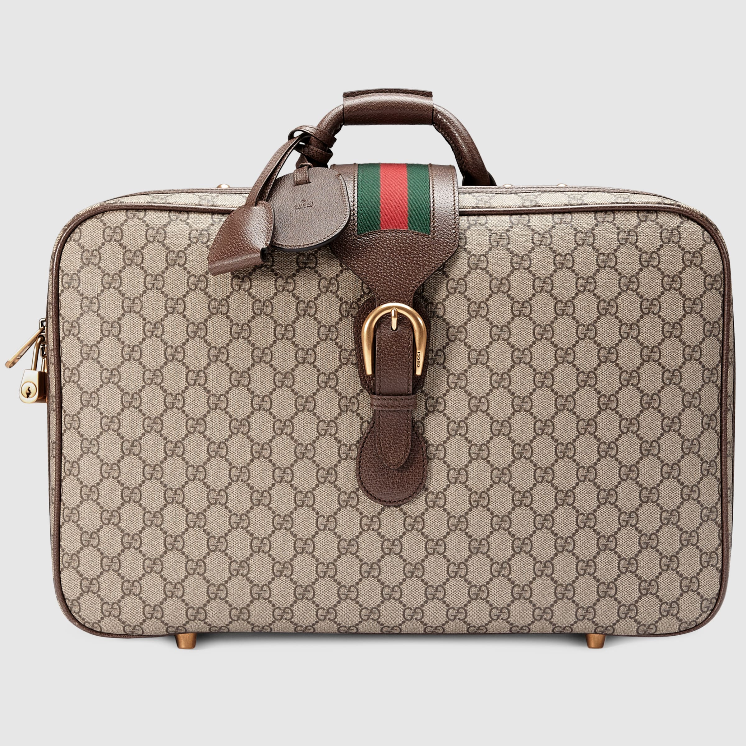 black gucci suitcase