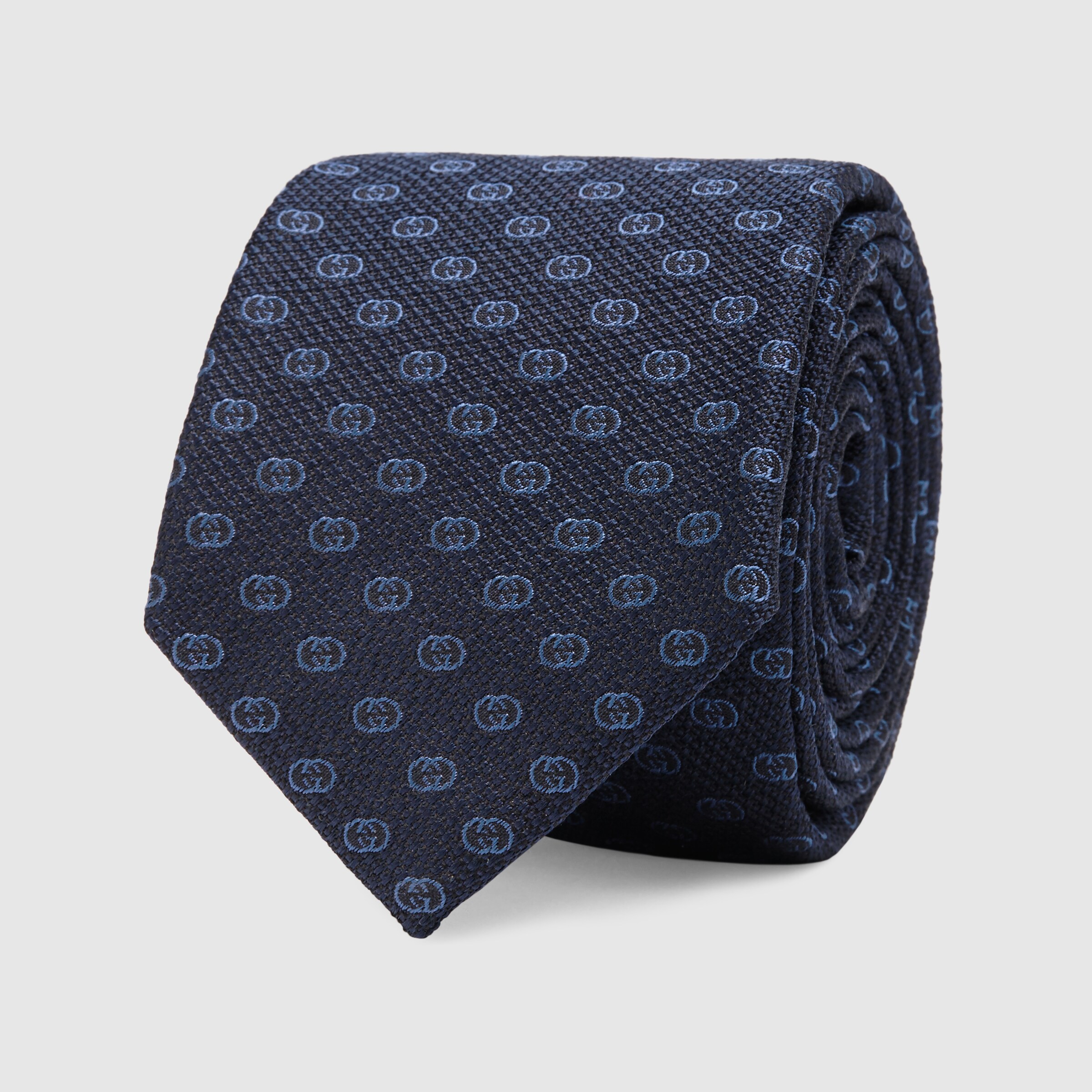 Silk tie with GG pattern Gucci Men's Pattern 4289294E0024068