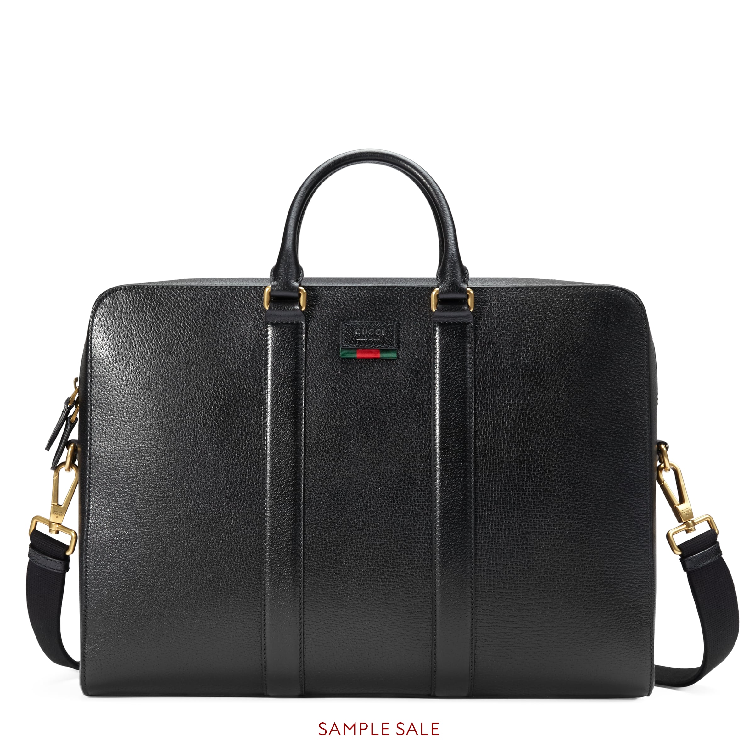 Leather briefcase with  Gucci Men's Briefcases 429035DJ23T1060