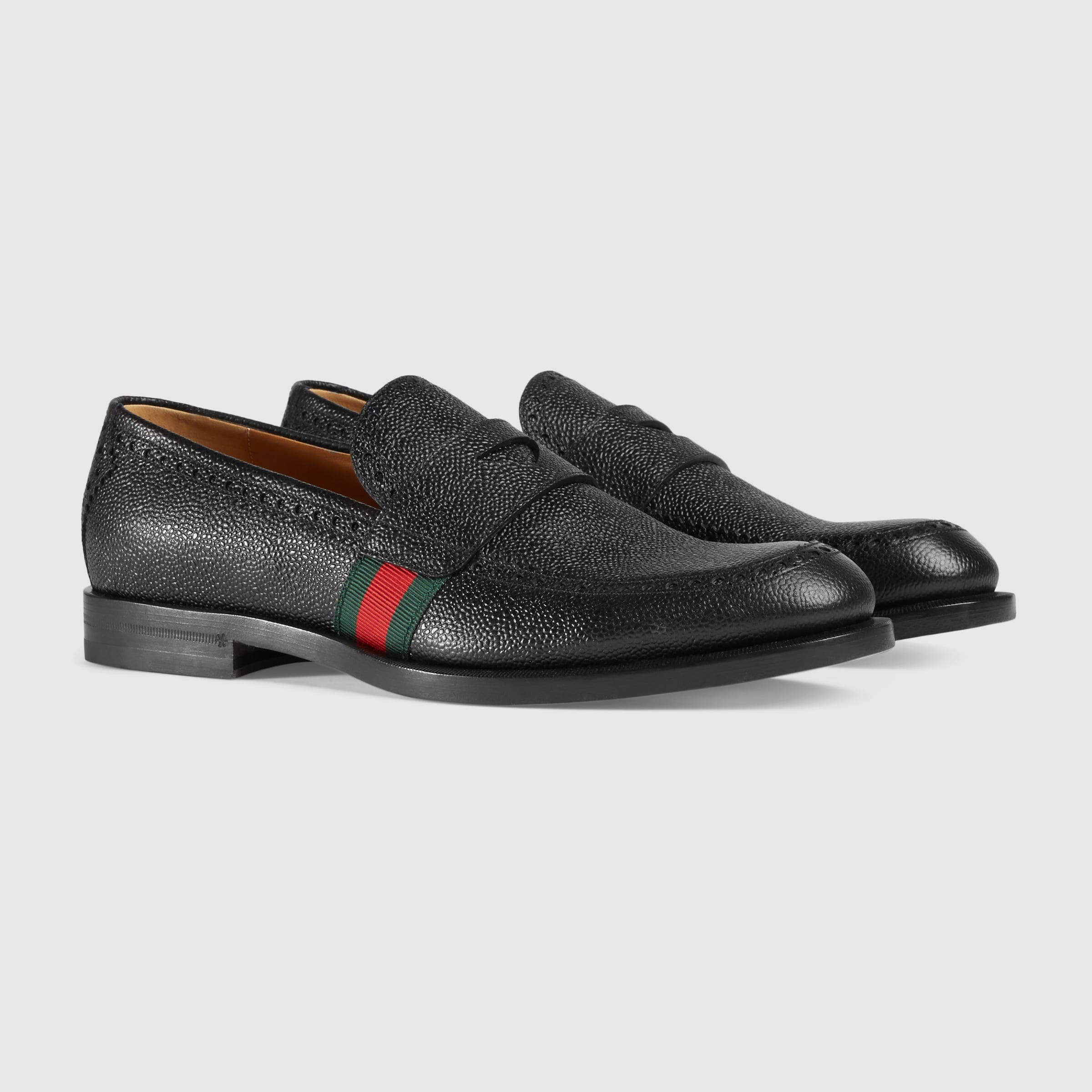 Leather loafer with  Gucci Men's Moccasins & Loafers 429204DHR301060
