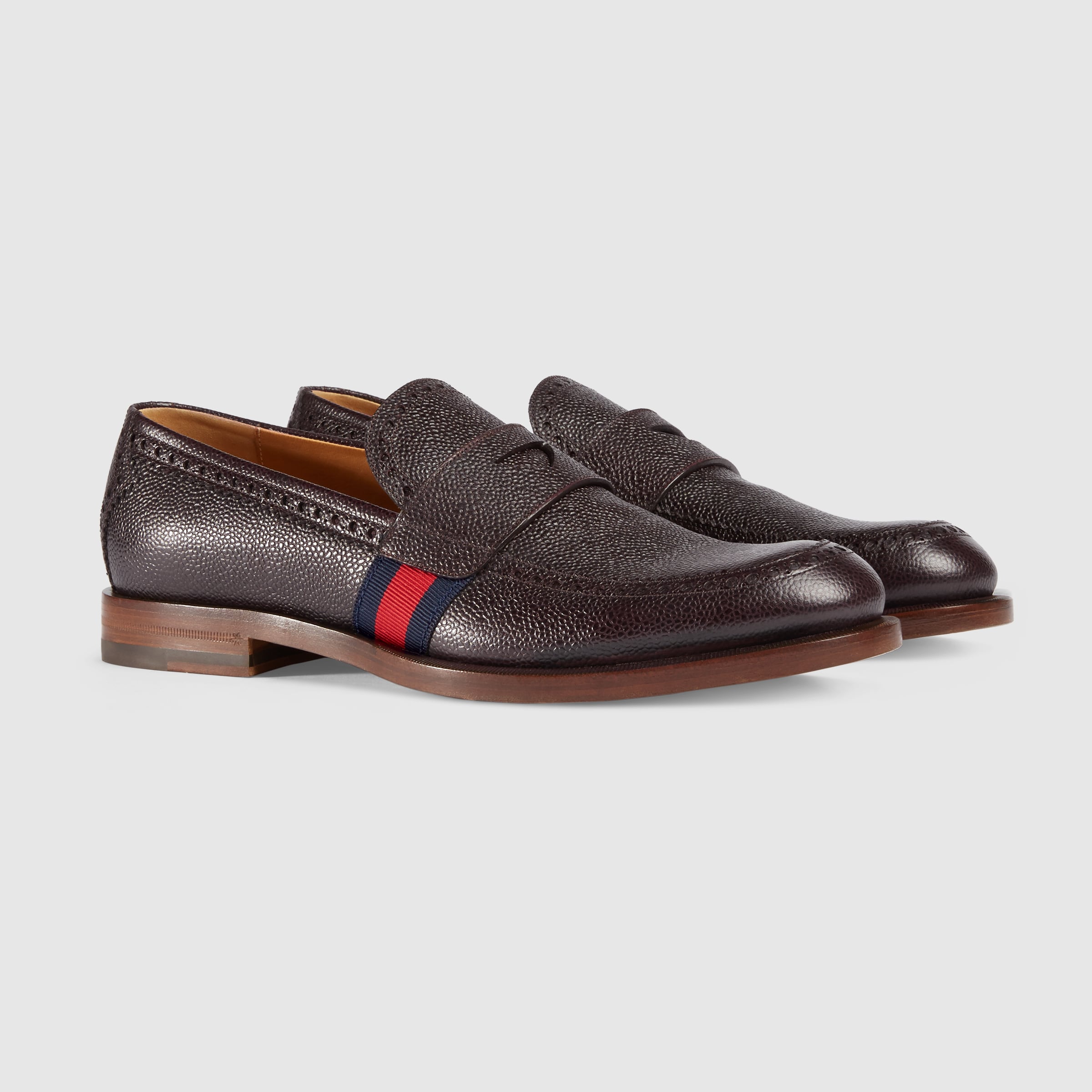 leather loafer leather loafer with web gucci s moccasins loafers leather loafer leather loafer with web gucci s moccasins loafers