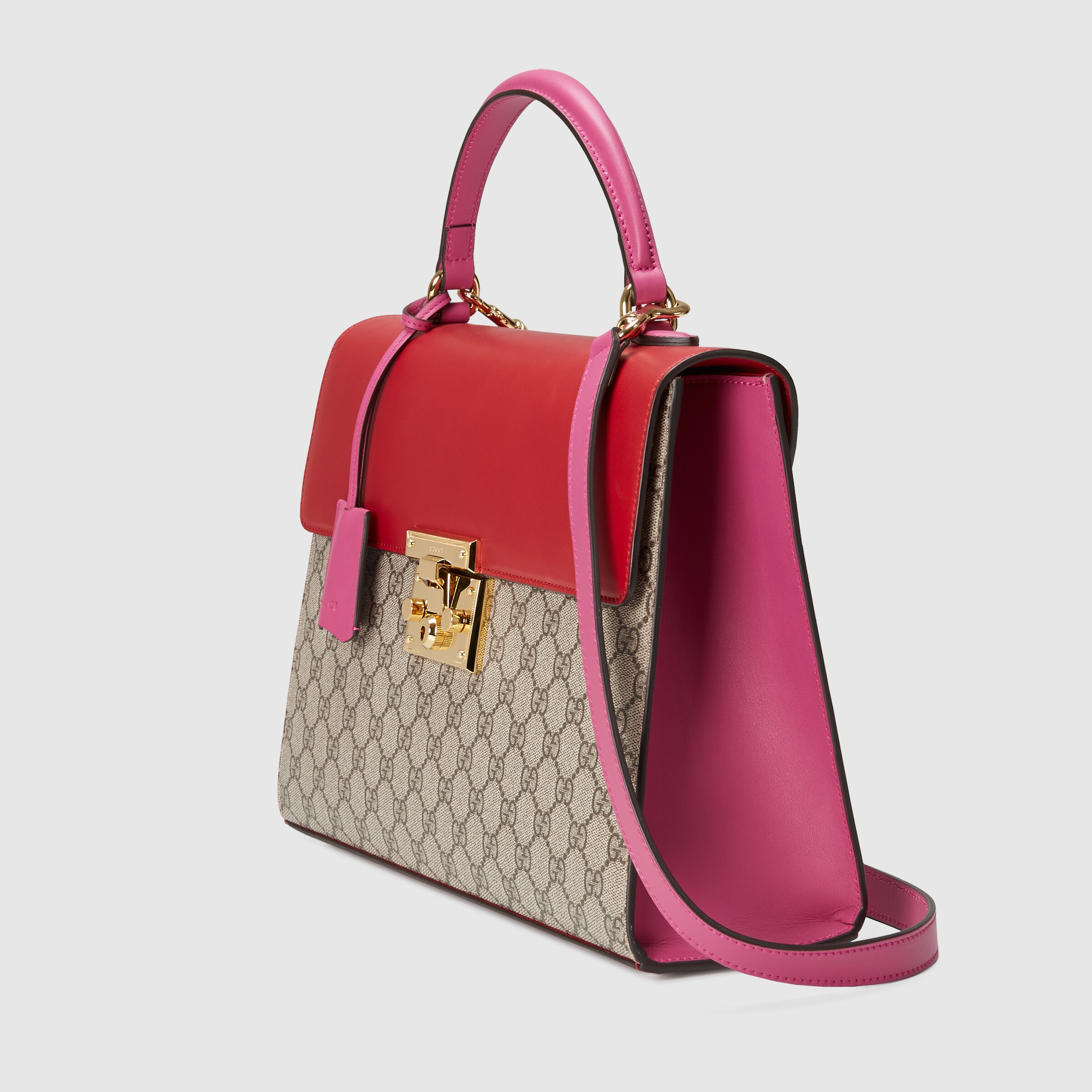 padlock small gg top handle bag