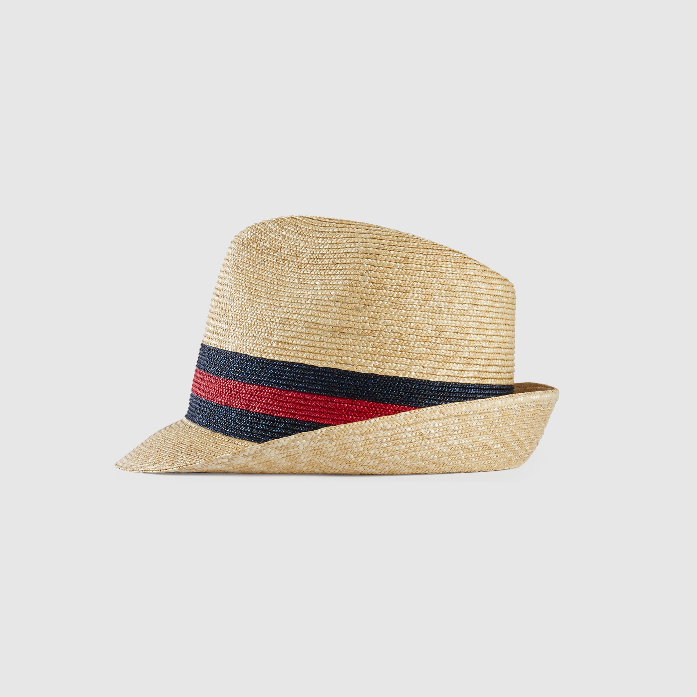 Woven straw fedora Gucci Men's Fedora & Trilby 434760K0M009668