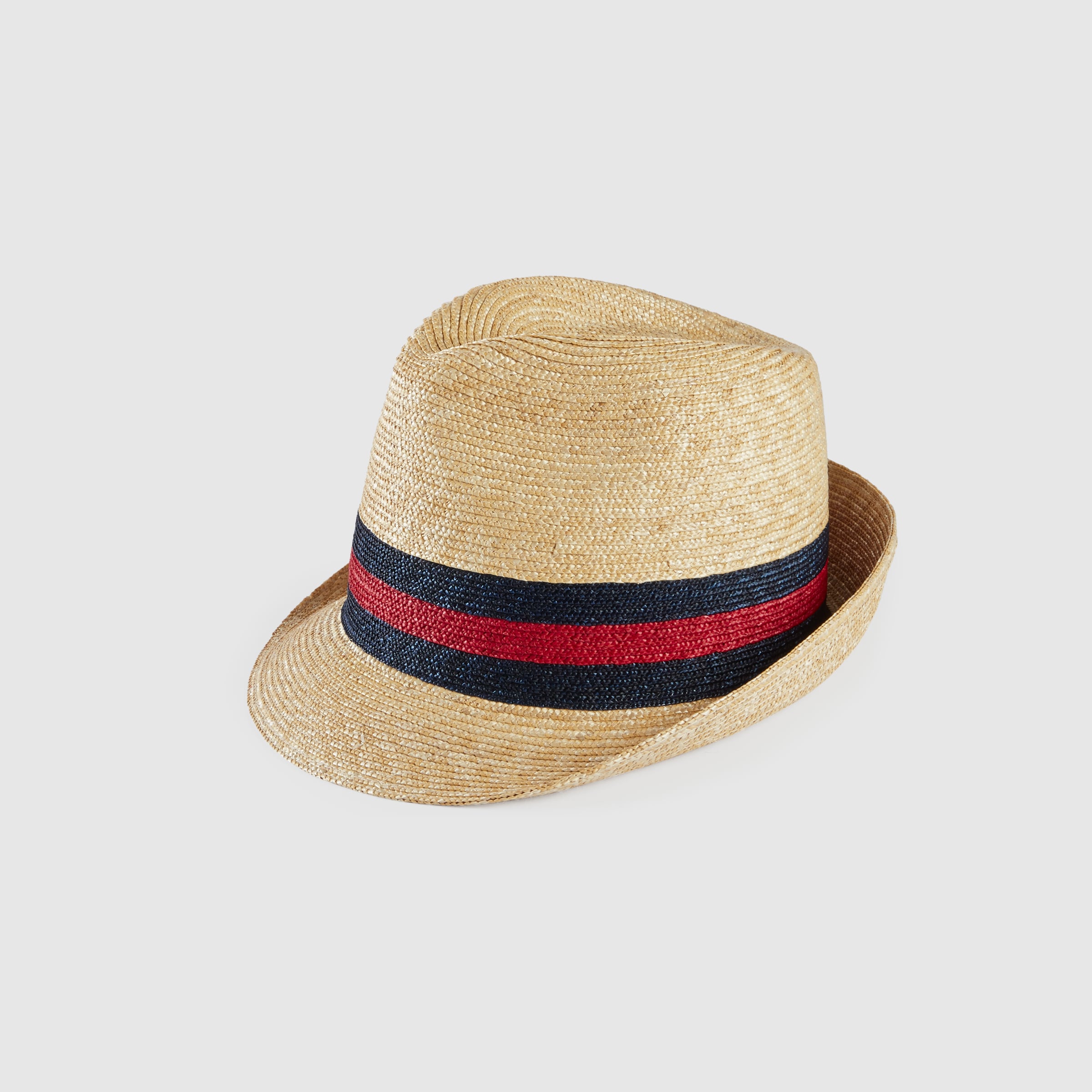 Woven straw fedora Gucci Men's Fedora & Trilby 434760K0M009668
