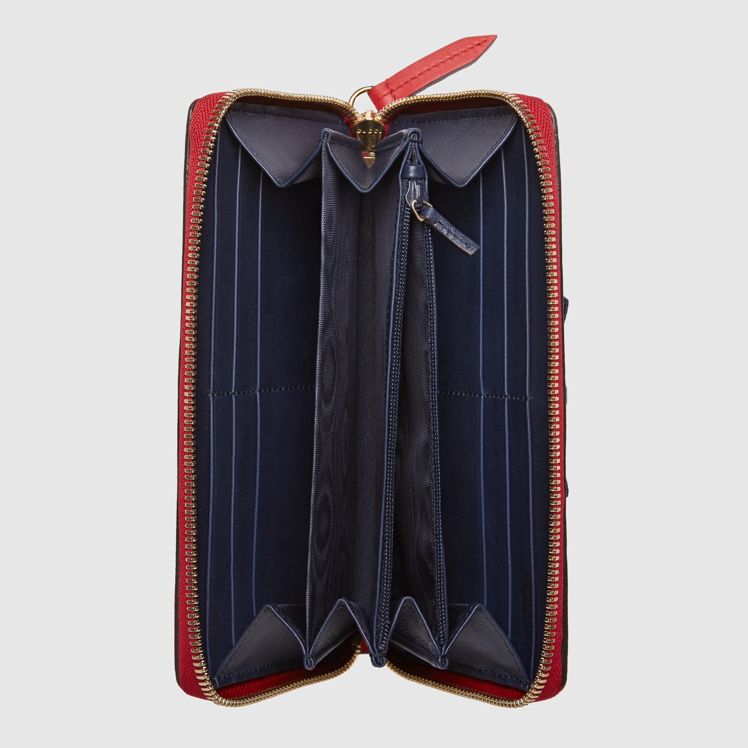 Grosgrain GG Supreme zip around wallet Gucci Women's Zip Around