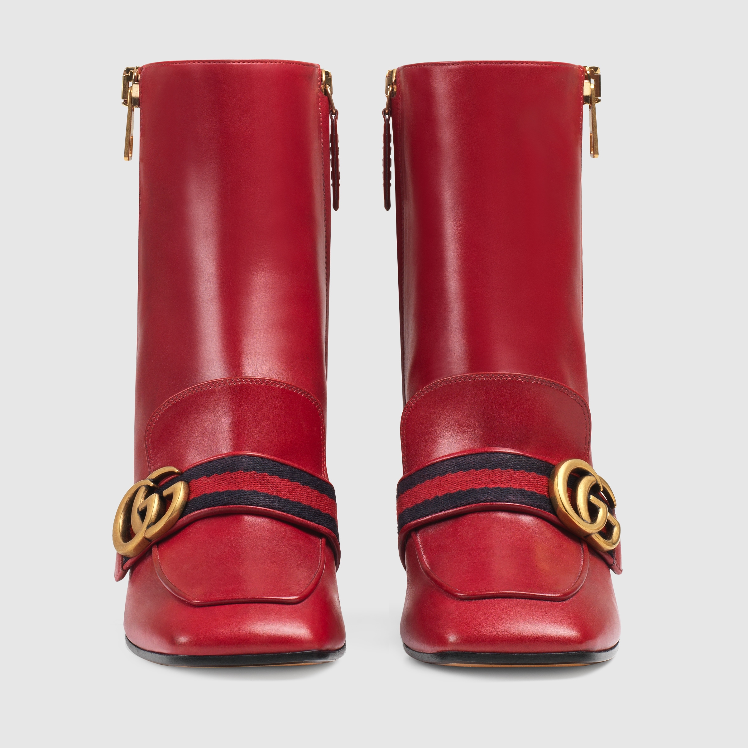 gucci ankle boots with fur