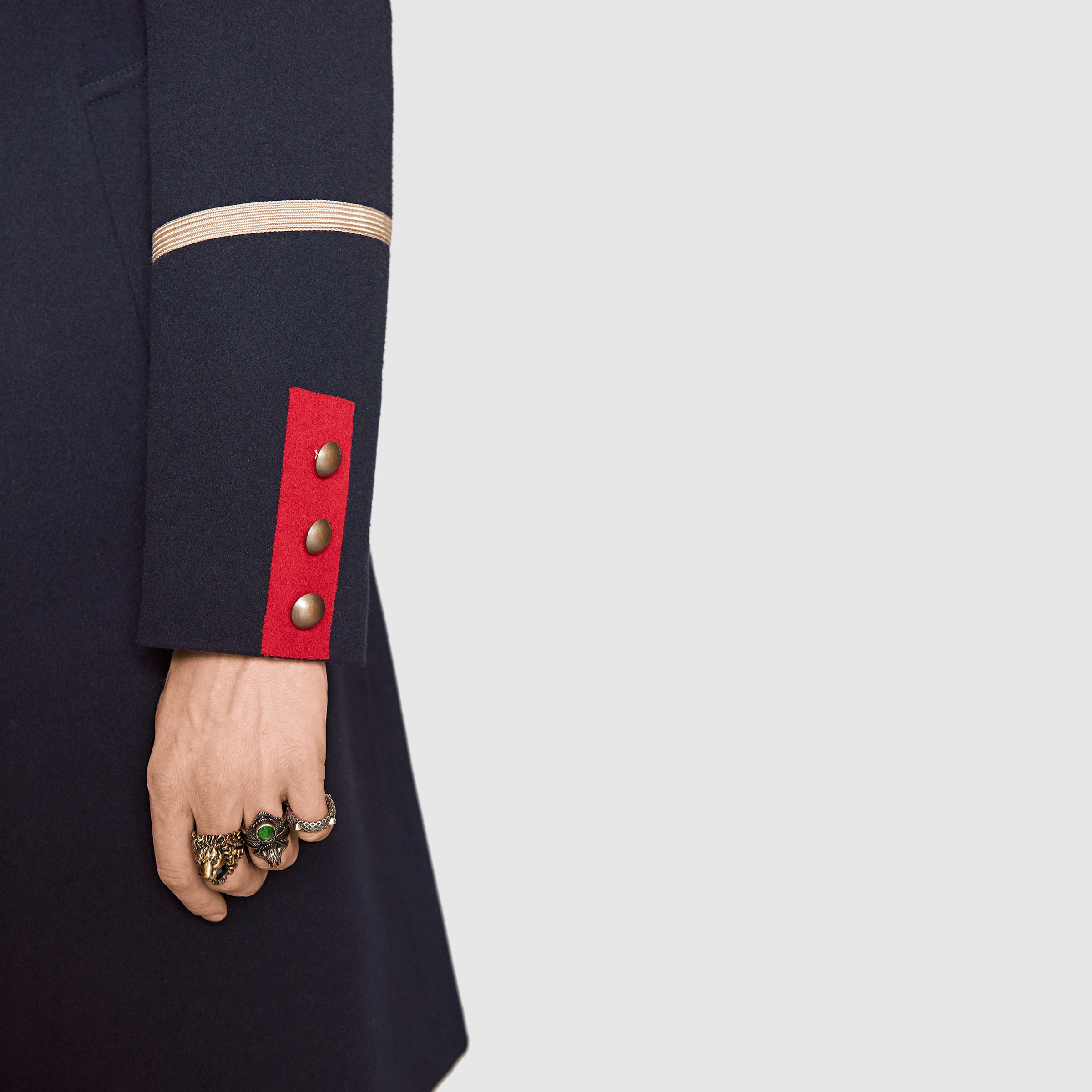 Wool cashmere coat Gucci Men's Coats & Outerwear 429495Z66754112