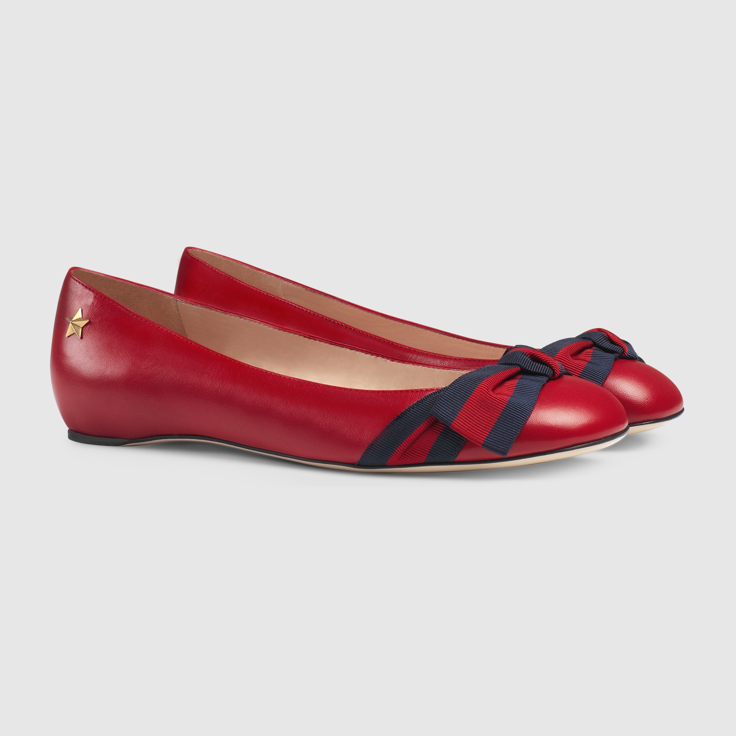 leather flat gucci s ballerina flats 432045cqxs06488 leather flat gucci s ballerina flats 432045cqxs06488