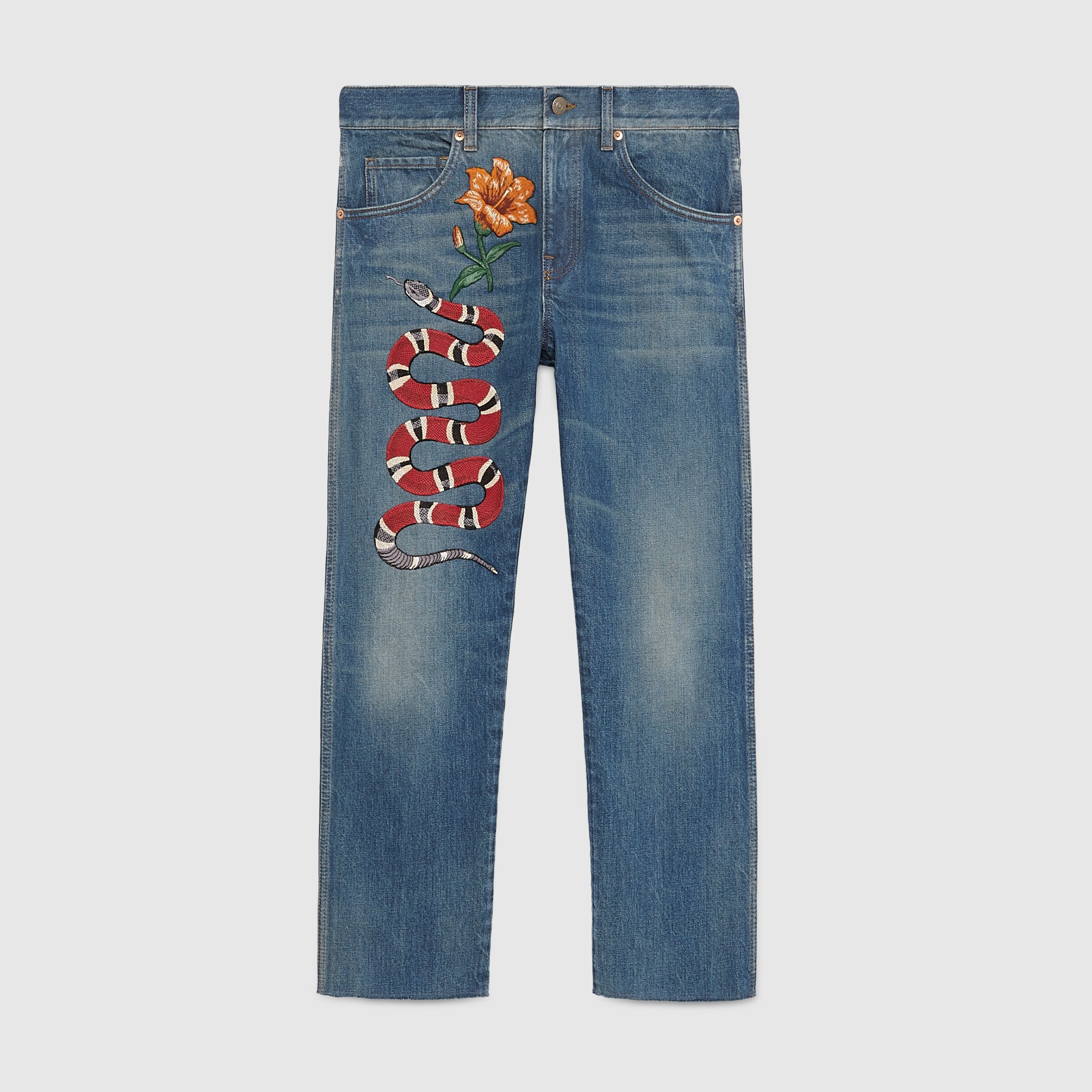 gucci denim platform
