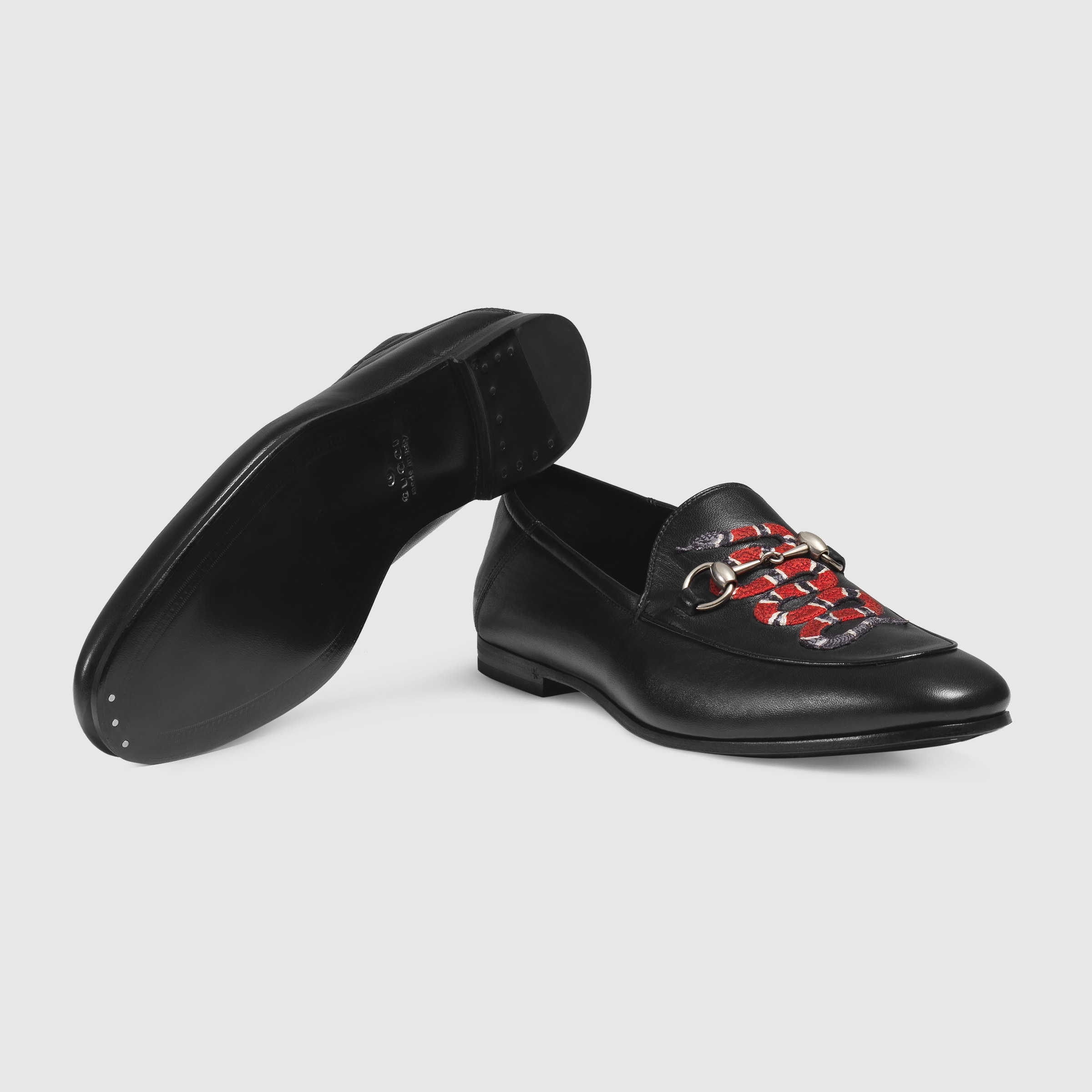 gucci loafers with snake