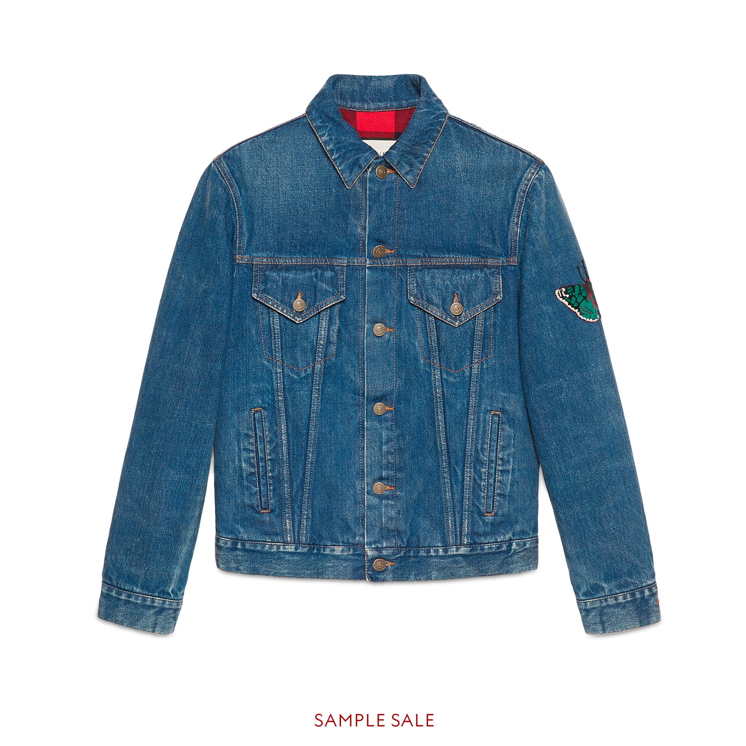 vintage gucci jean jacket