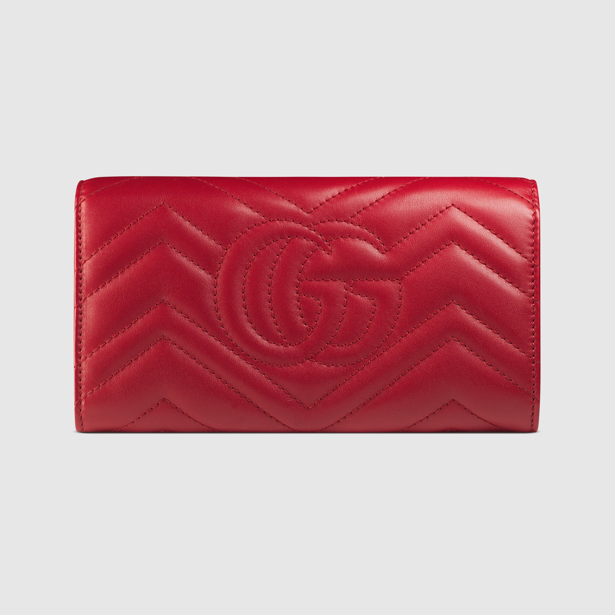 gucci gg marmont wallet red