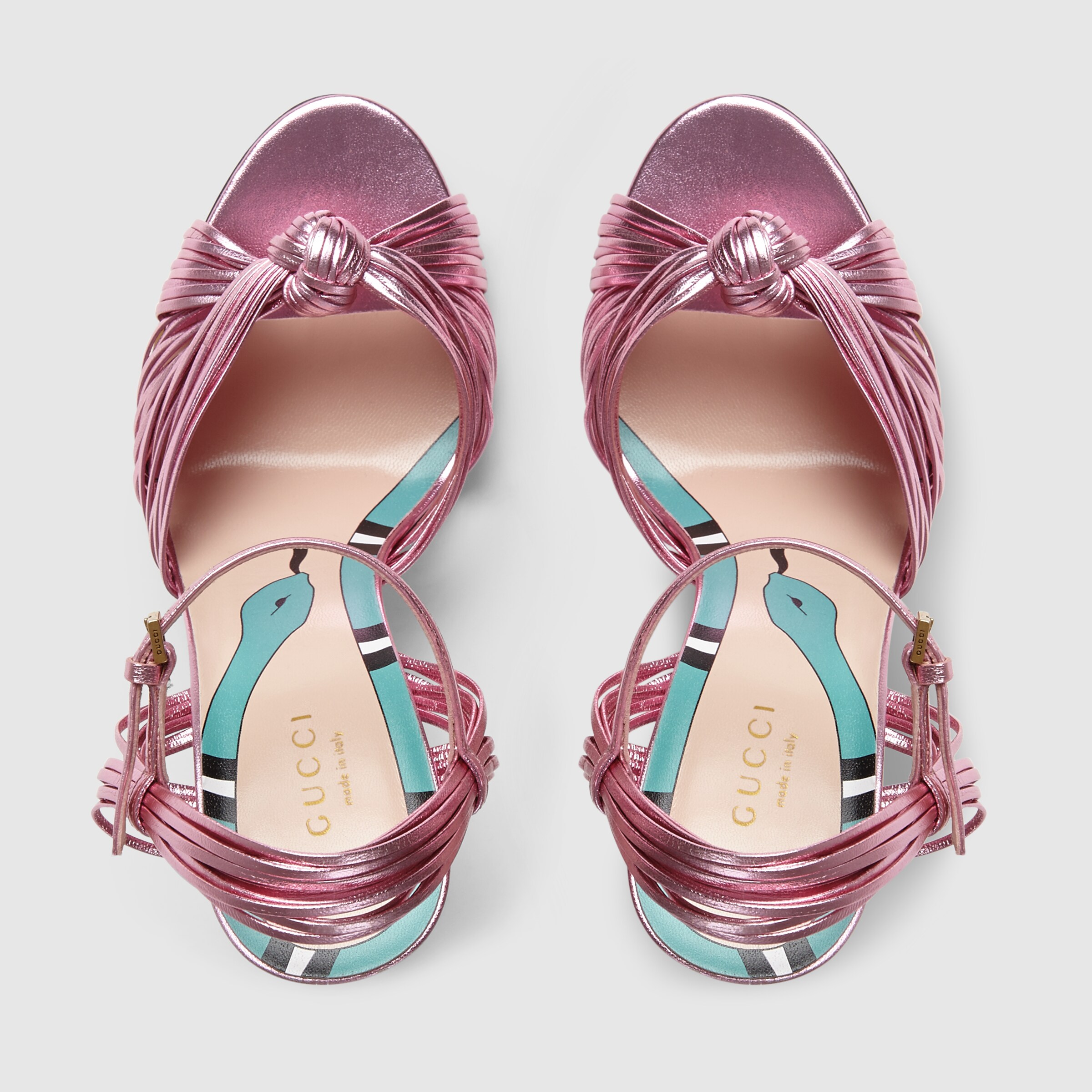 gucci knot heels