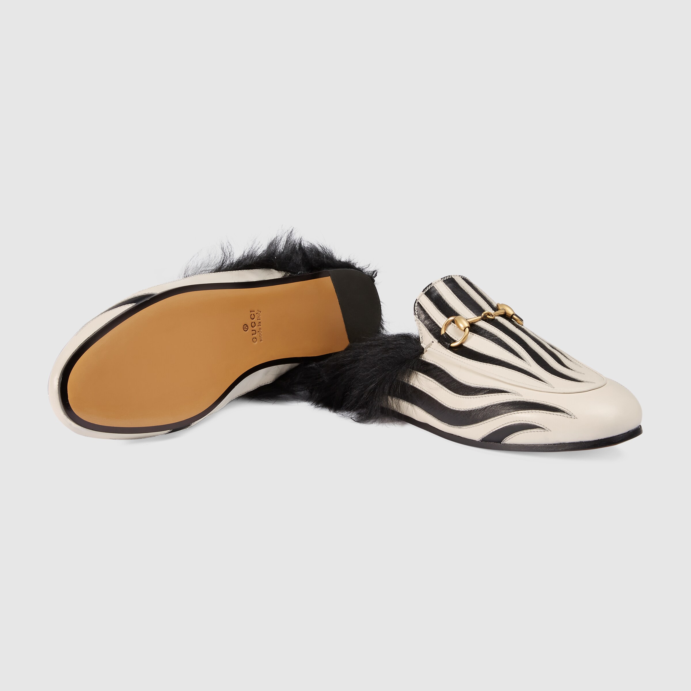 Princetown zebra slipper Gucci Women's Moccasins & Loafers