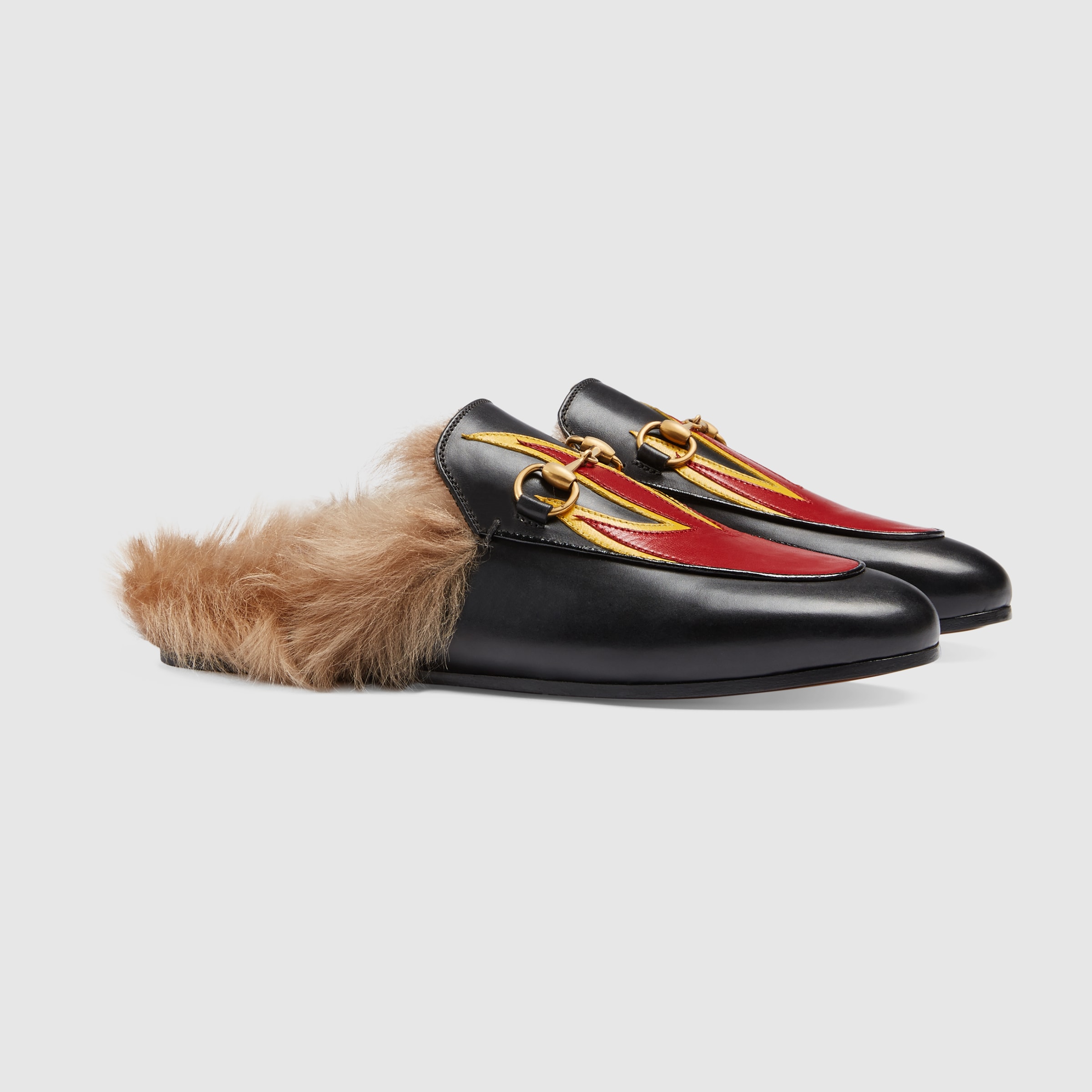 gucci women's princetown leather slipper