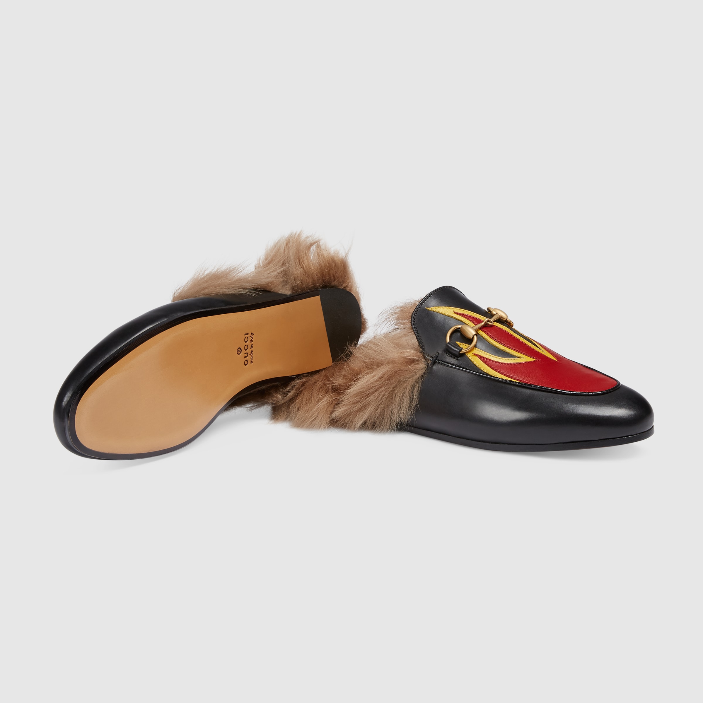 gucci women's princetown leather slipper