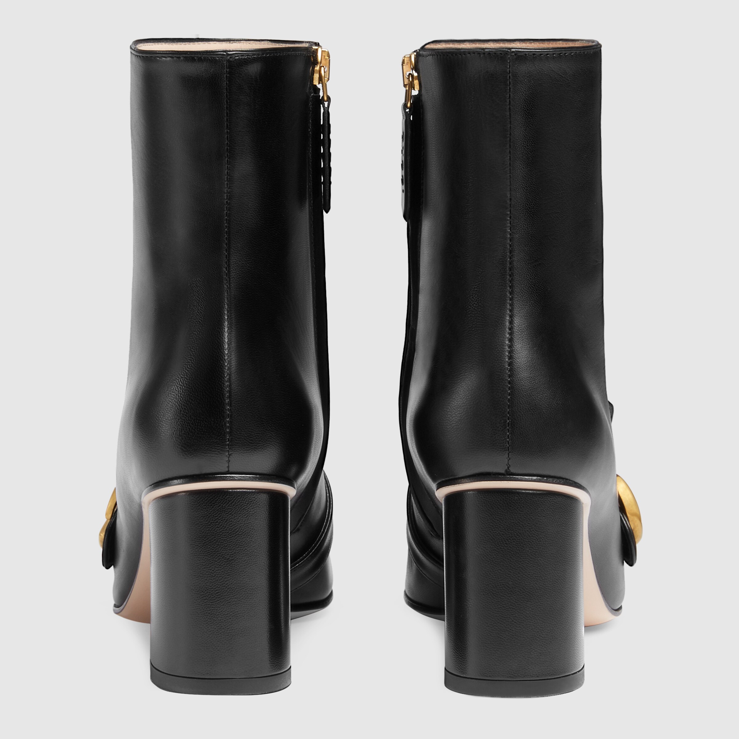gucci leather jodhpur boots
