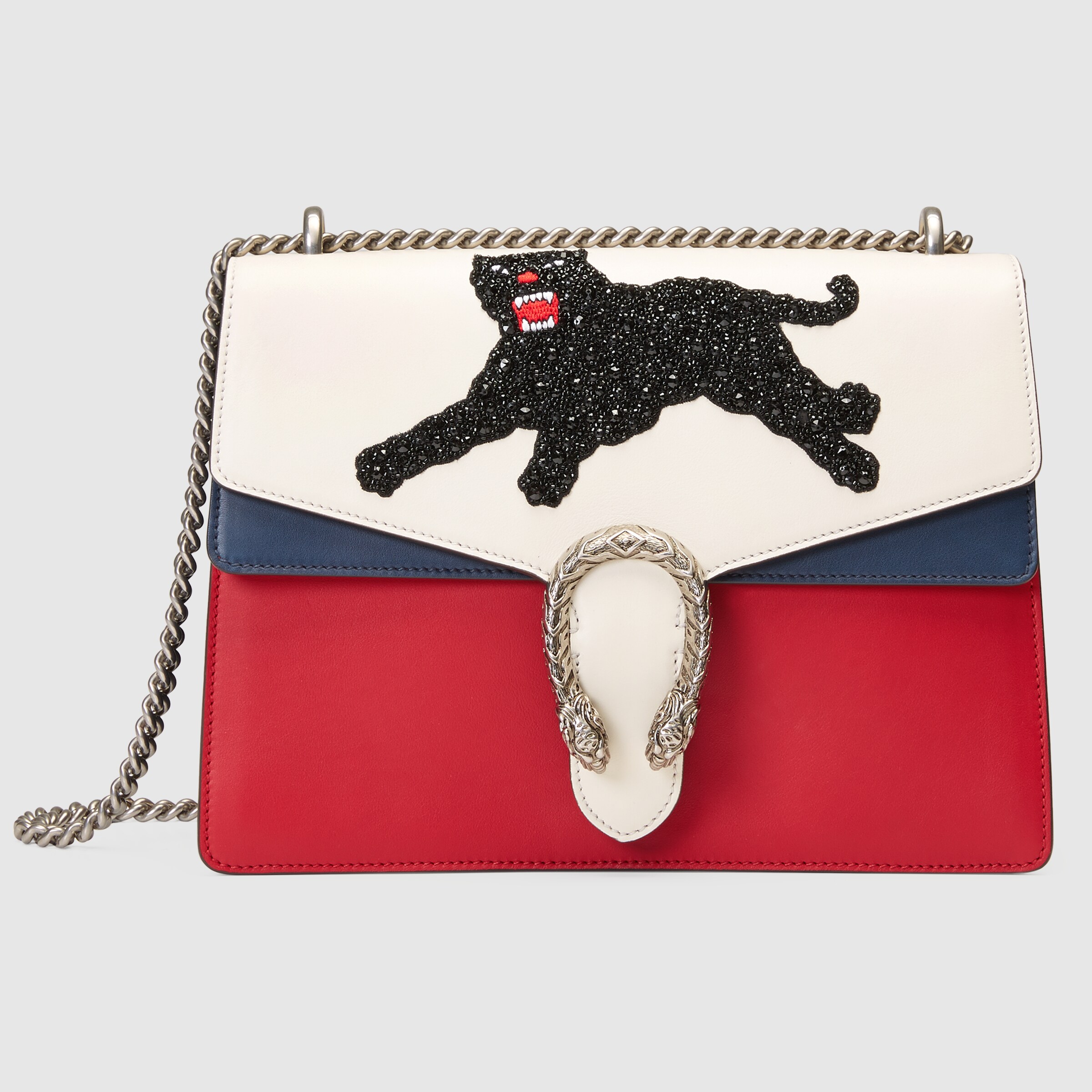Dionysus embroidered leather shoulder bag Gucci Women's Shoulder Bags