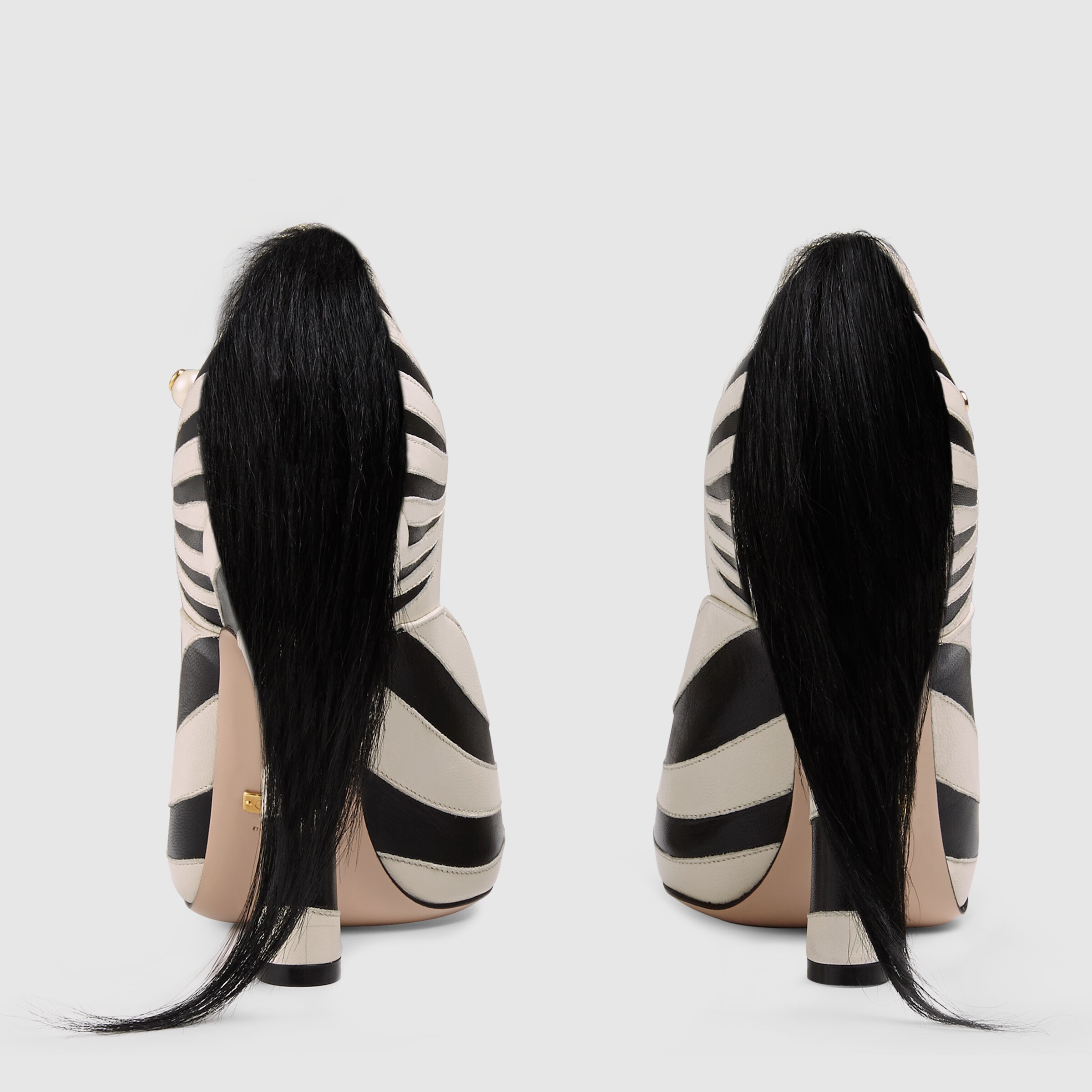 Zebra leather pump Gucci Women's Pumps 447597DMBB09083