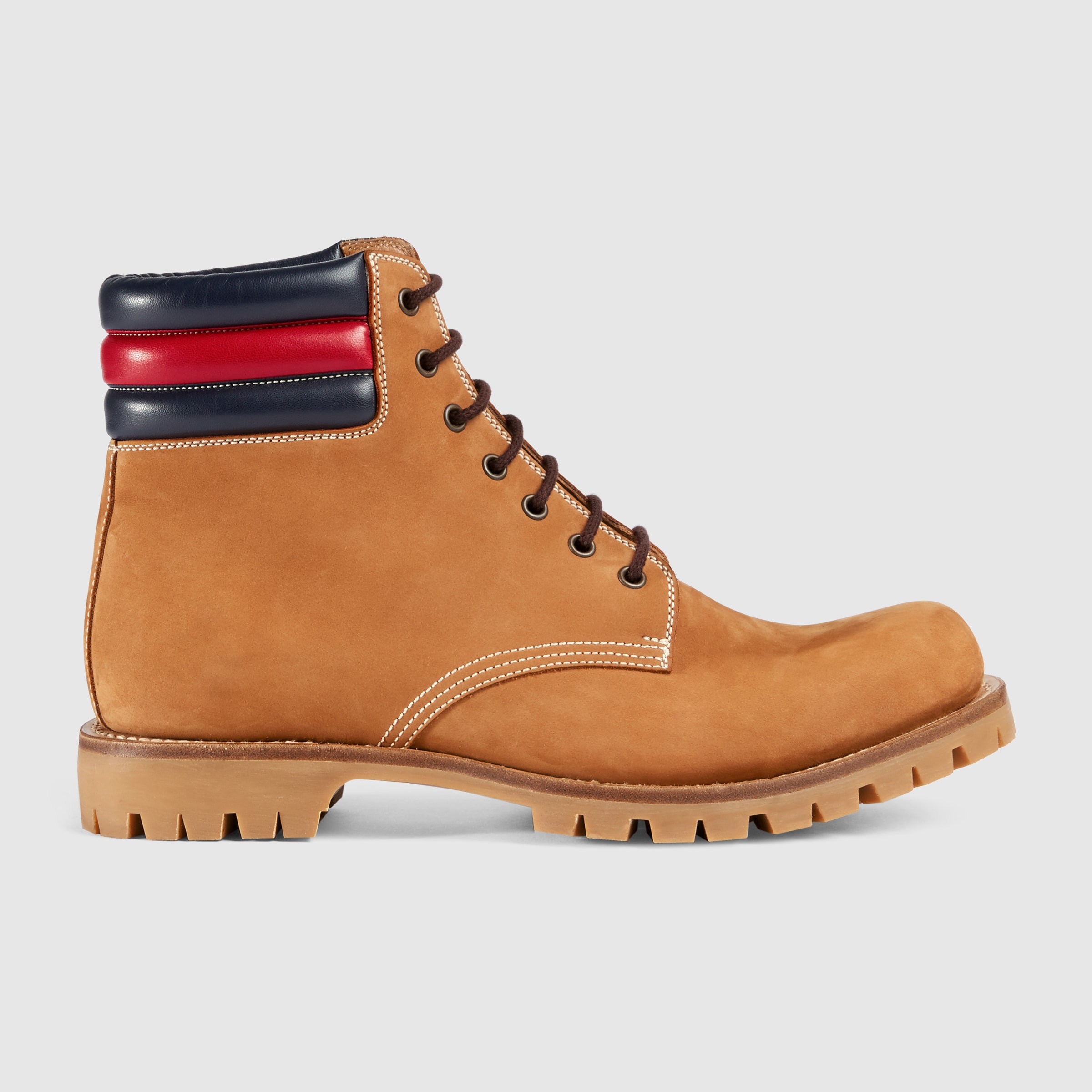 Suede boot with  Gucci Men's Boots 429220AIXN02564