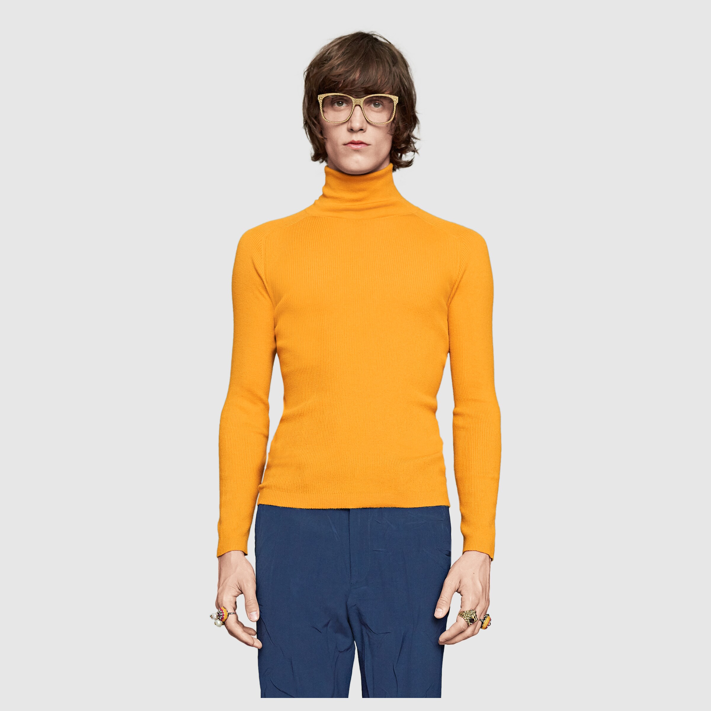 Brunello Cucinelli Cashmere Turtleneck Sweater w/ Monili Stripe Details Brunello Cucinelli sweater with monili stripe. Turtleneck. Long sleeves. Relaxed silhouette. Monili stripe front. Banded cuffs and hem. .