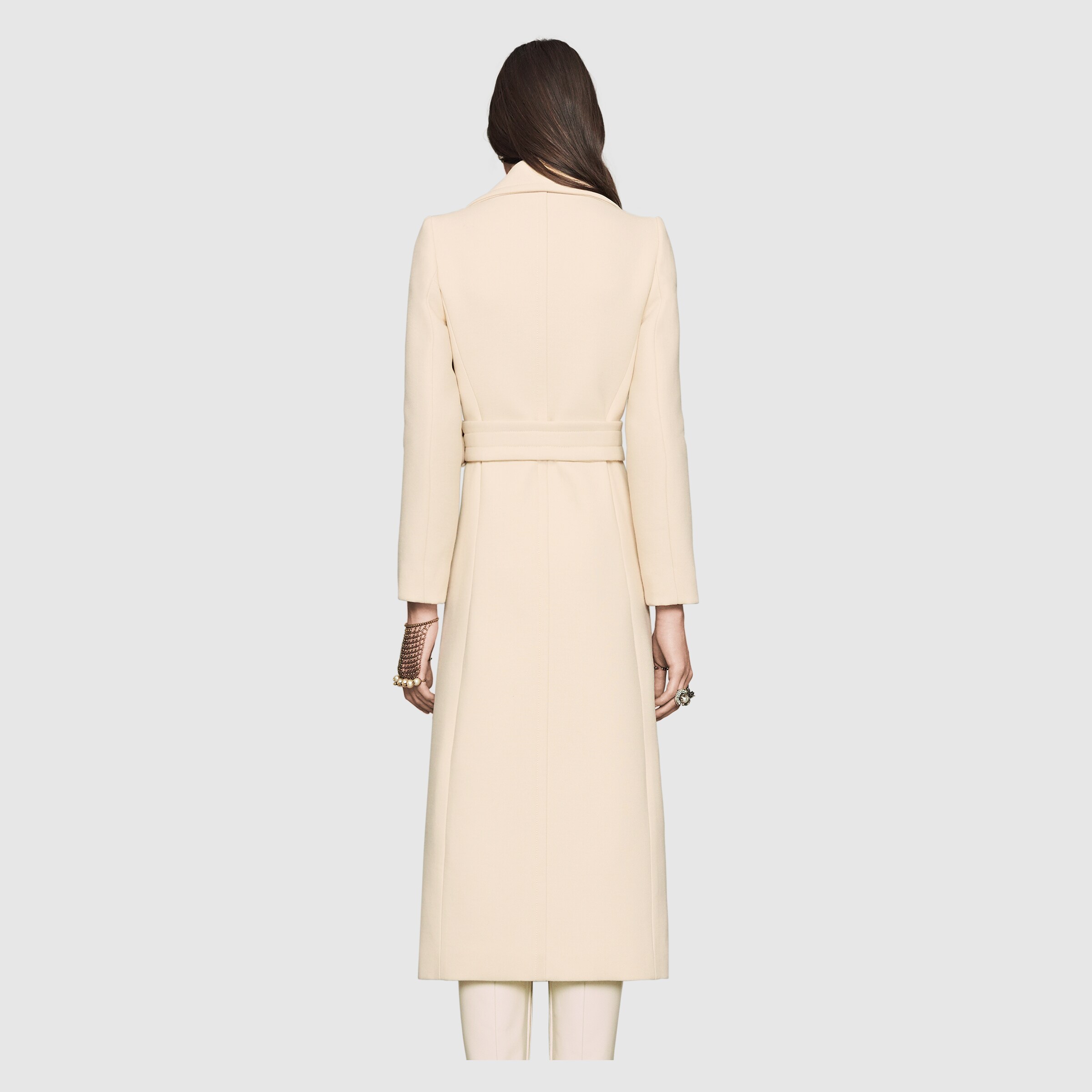 Wool doublebreasted coat Gucci Women's Coats & Furs 443519ZHW109205
