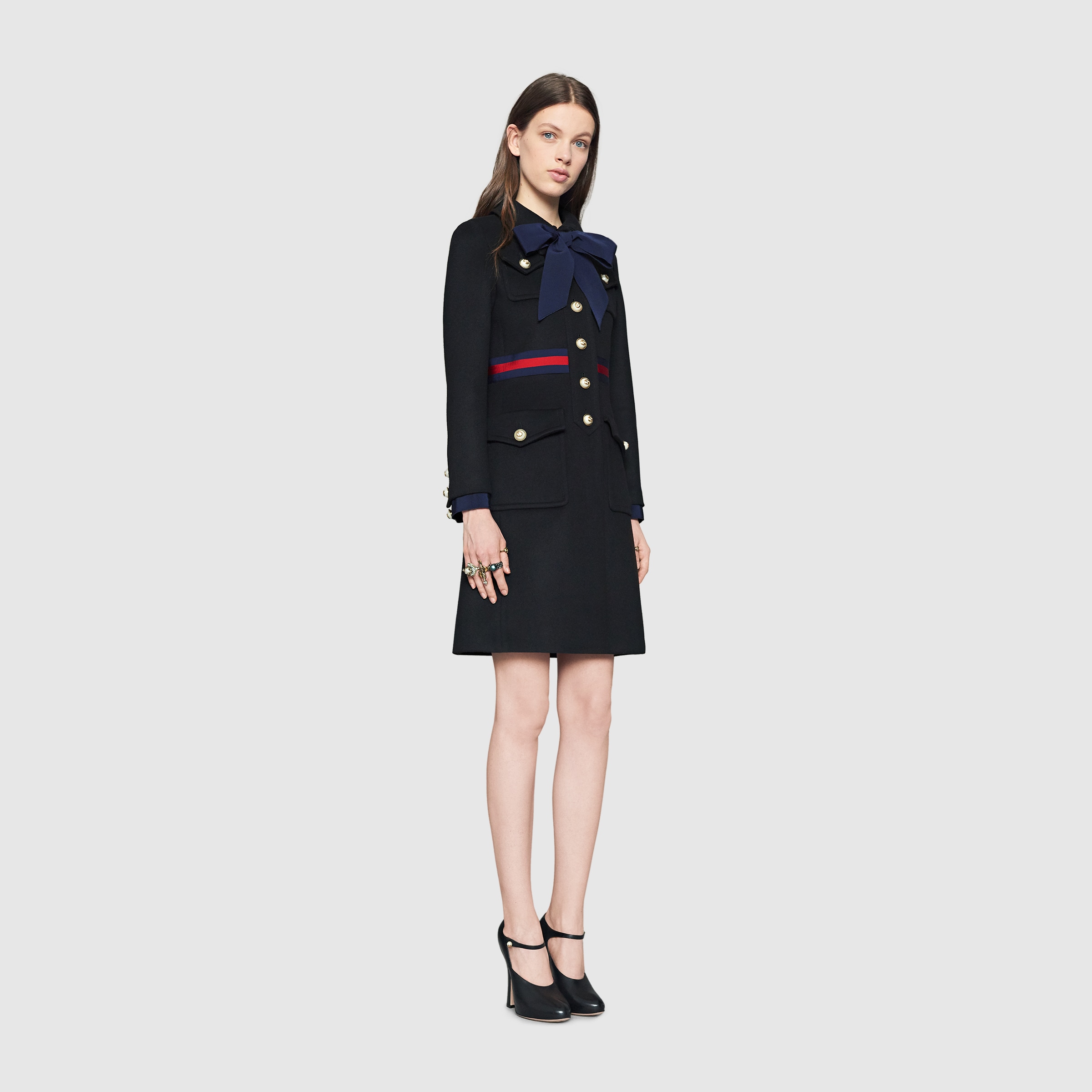 Wool coat with  Gucci Women's Coats & Furs 448610ZHW031205