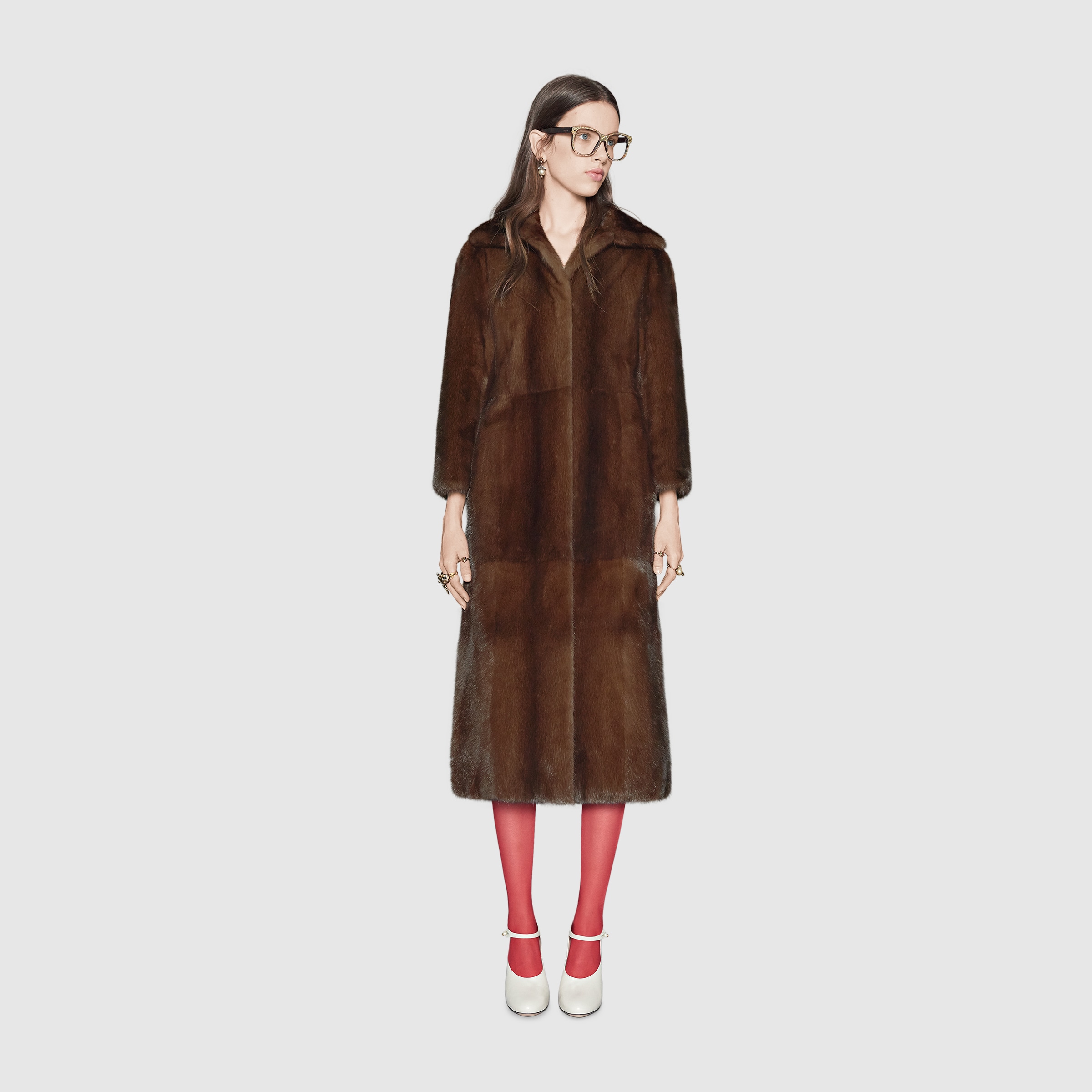 Women S Grey Fur Coat White Crew Neck Sweater Black T 10 Coats On At Asos To Get You Through The Winter 1