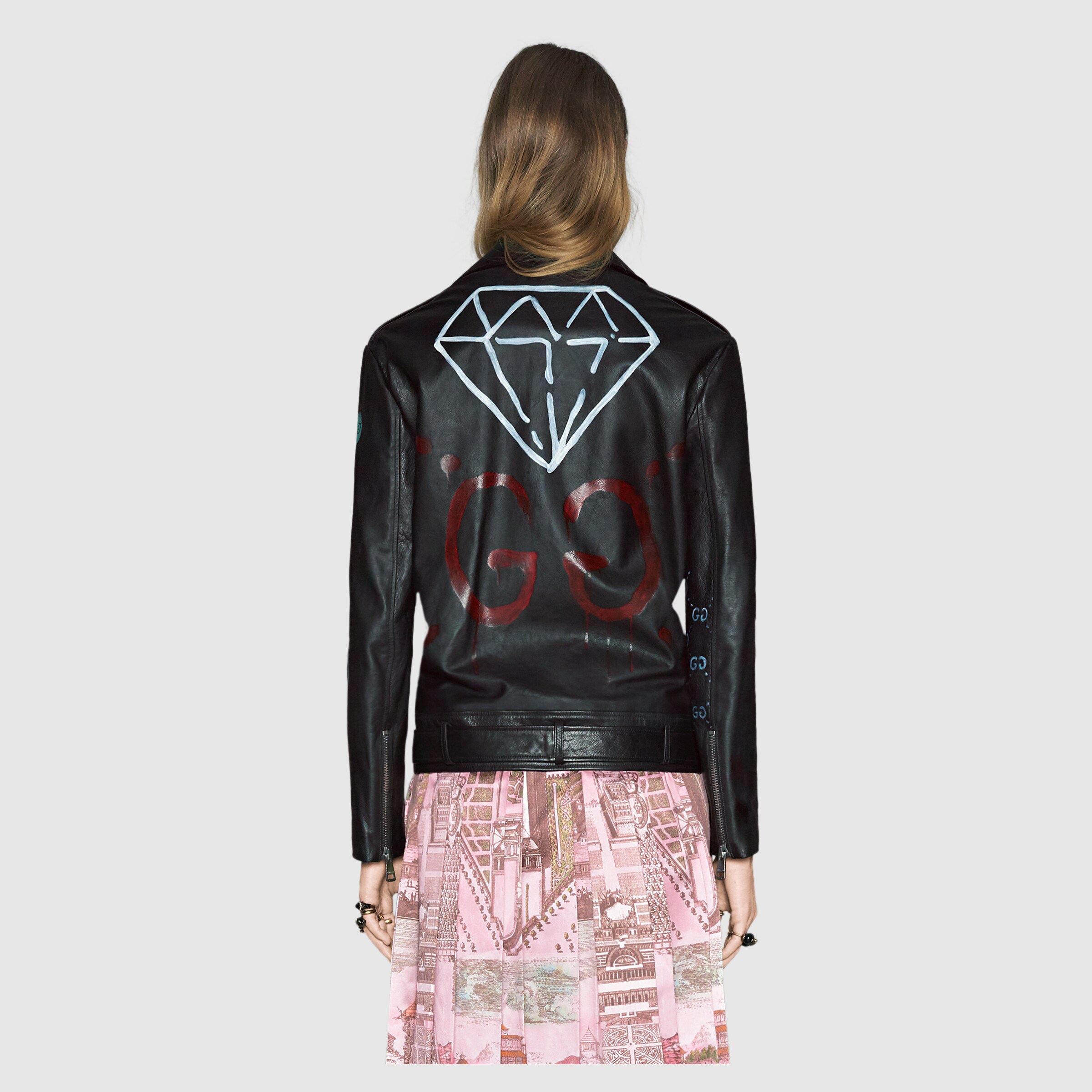 guccighost star bomber jacket
