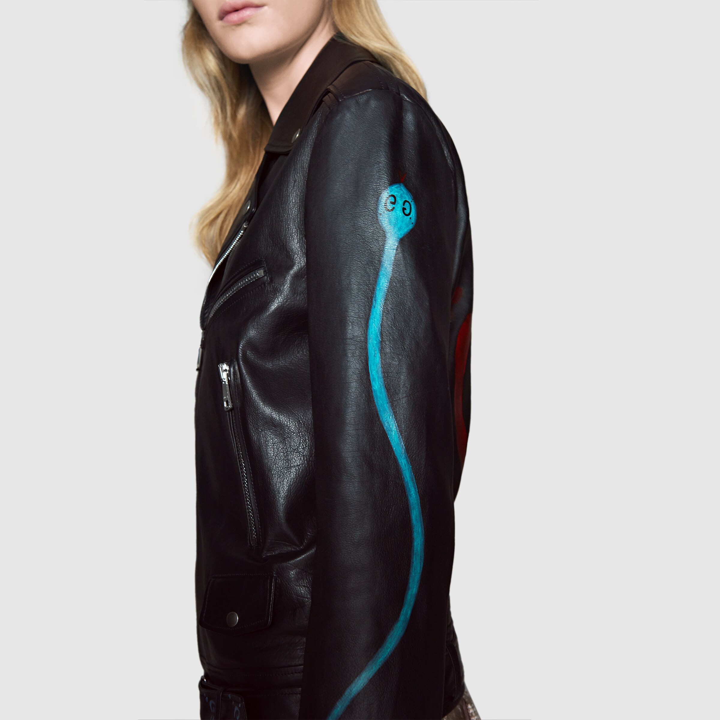 guccighost star bomber jacket