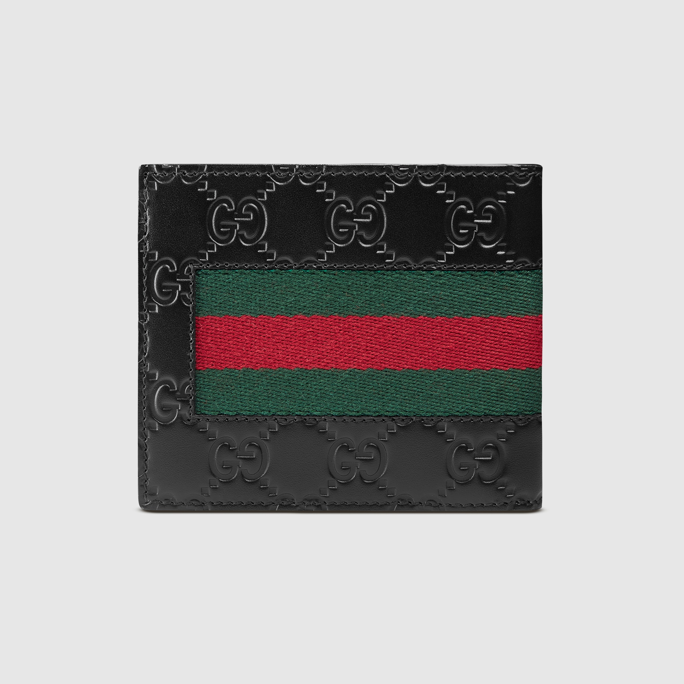 Red Gucci Signature Wallet | semashow.com