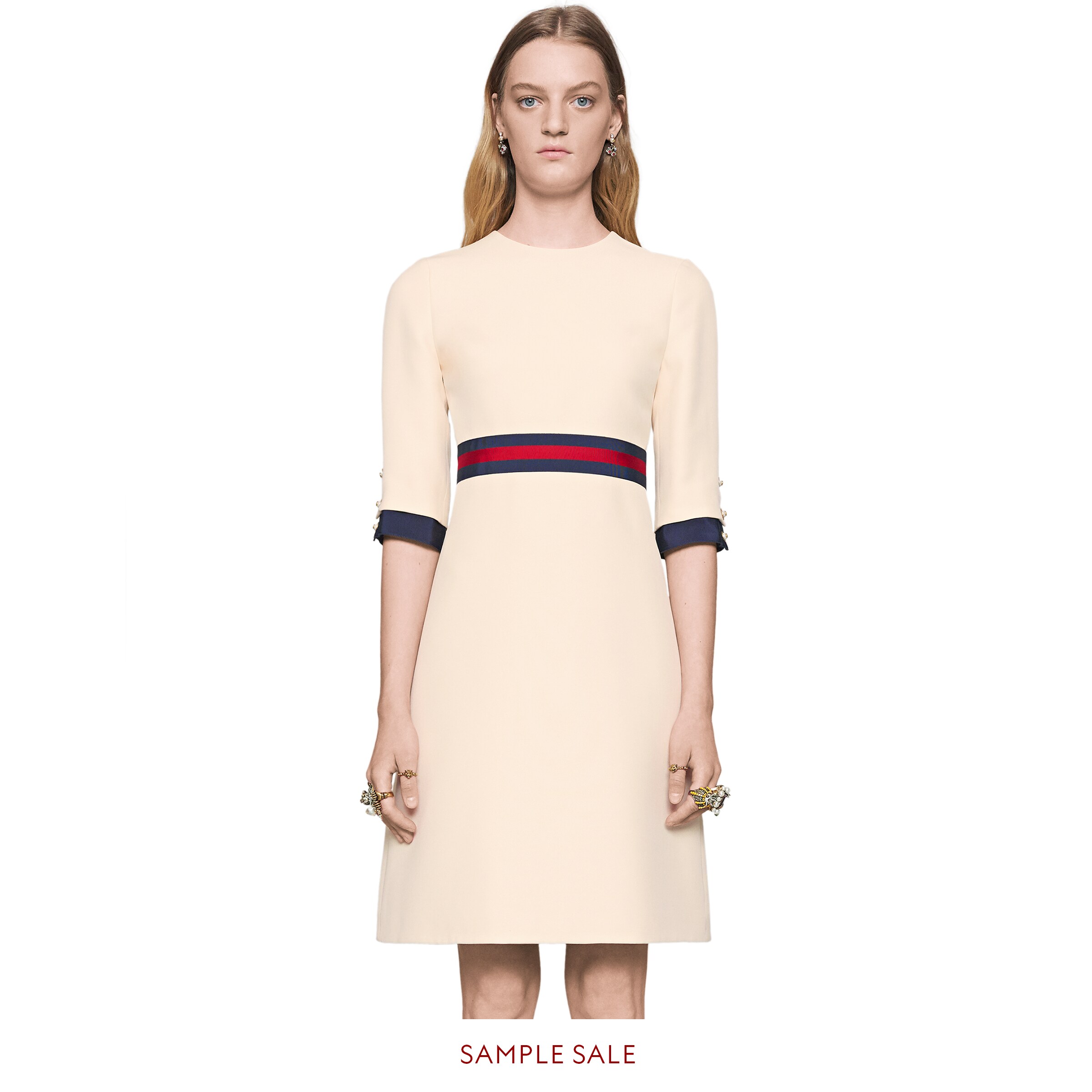 Wool silk  dress Gucci Women's Dresses 448541ZHM889295