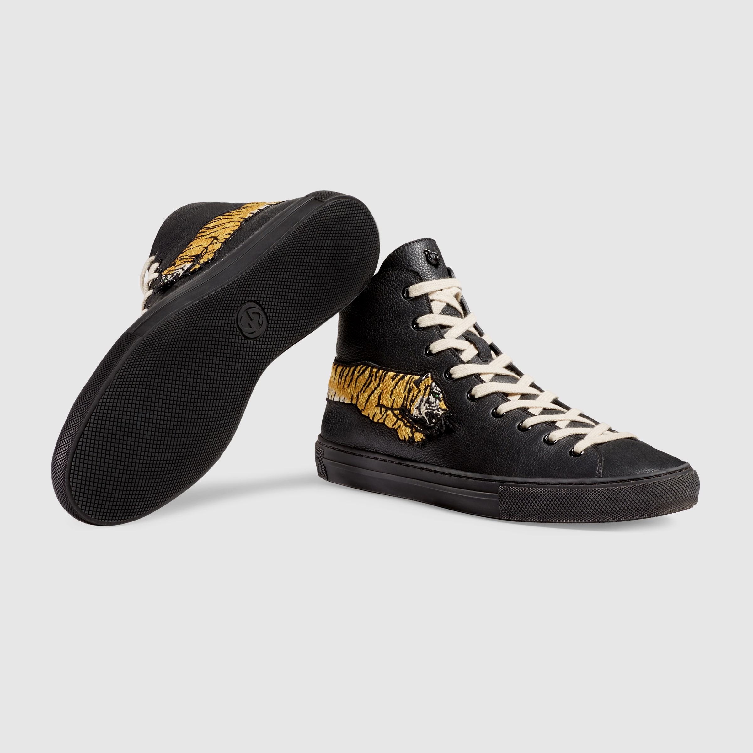 gucci high top tiger