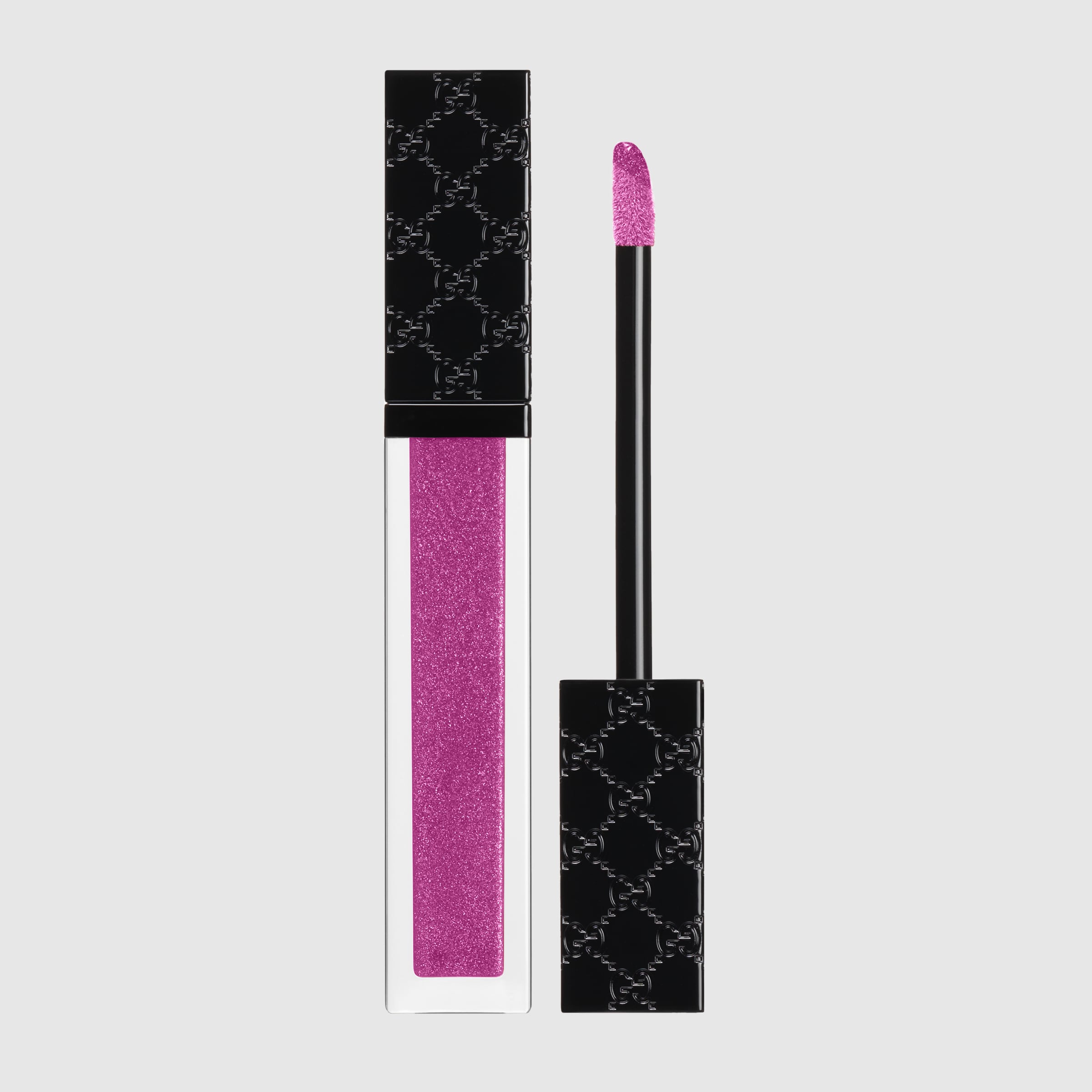 Potent violet, Vibrant DemiGlaze Lip Lacquer Gucci Lip Gloss 3674039PLG15355