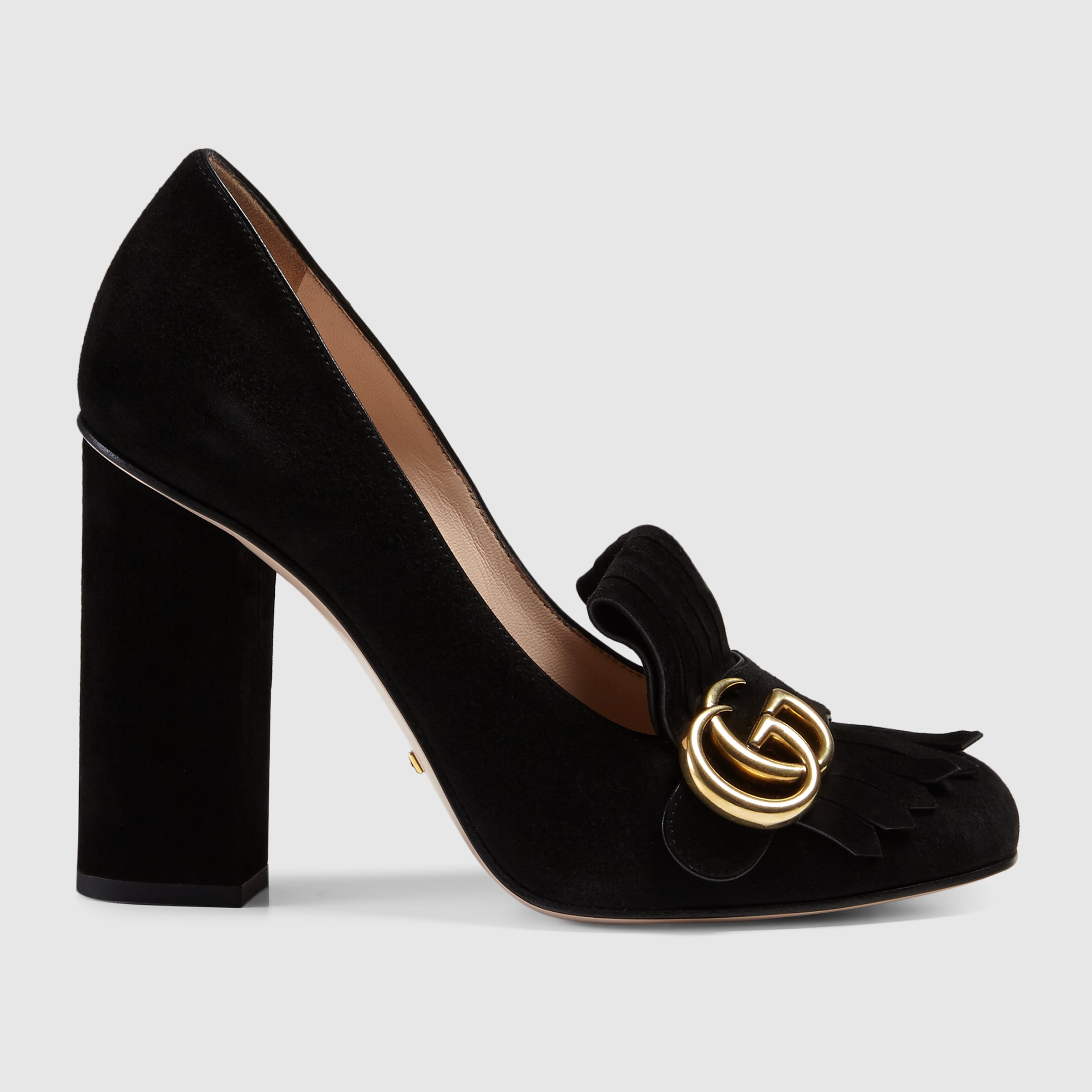 Always Be The #FirstToKnow This classic suede pointed-toe pump gets a modern upgrade with its wrapped, chunky high heel. Wear them when you want to walk tall. From Nine West. Page 15/5(2).