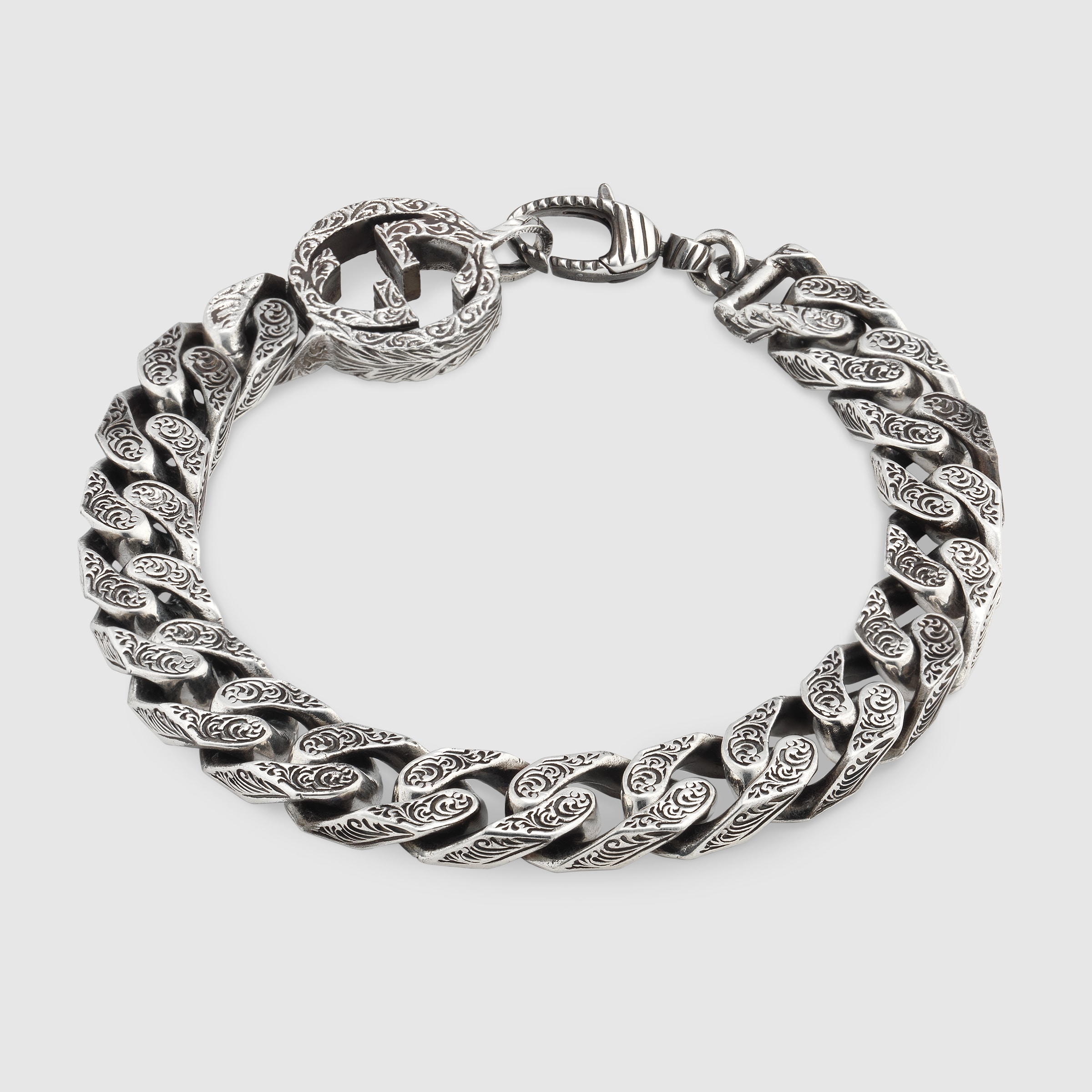 thin interlocking g bracelet