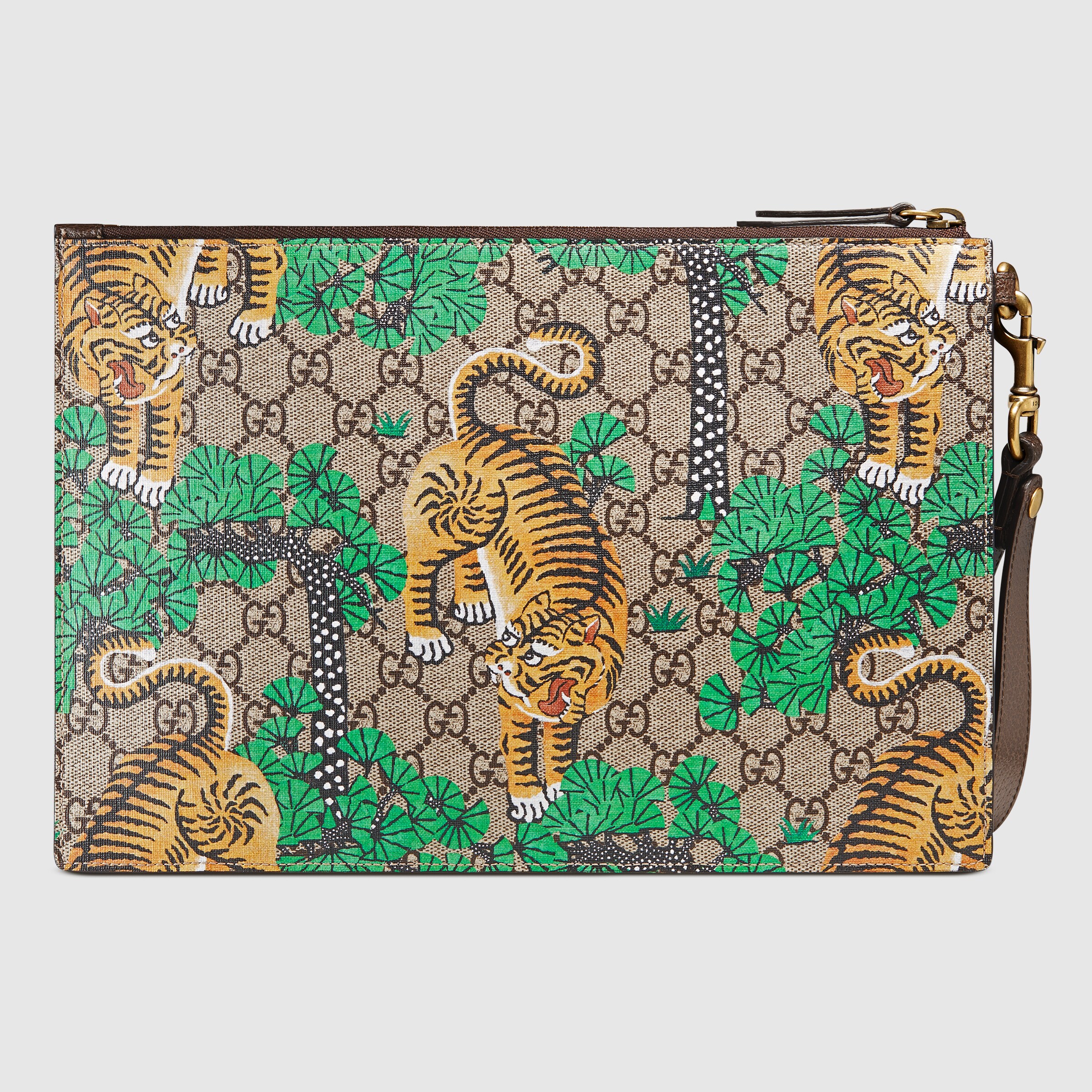 gucci bengal tiger pouch