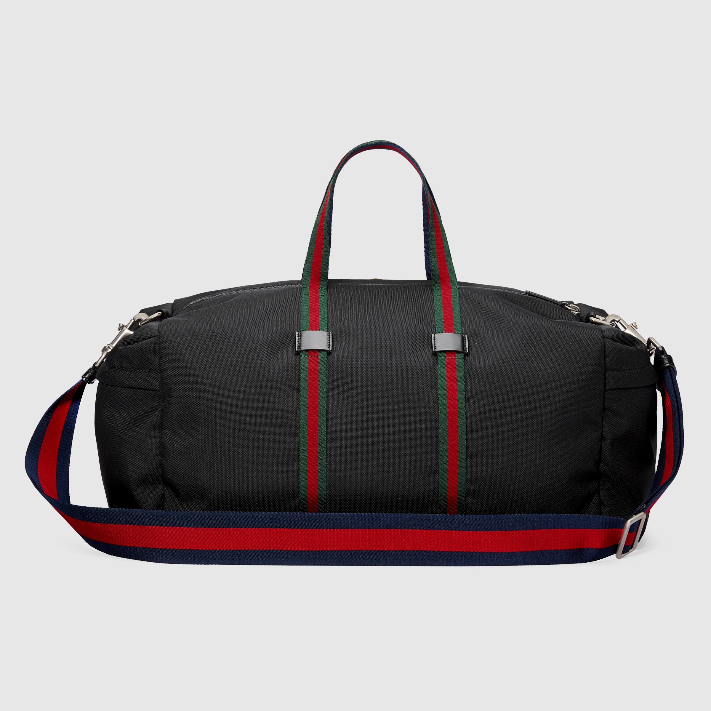 Technical canvas duffle in Black technical canvas Gucci Men's Duffle Bags