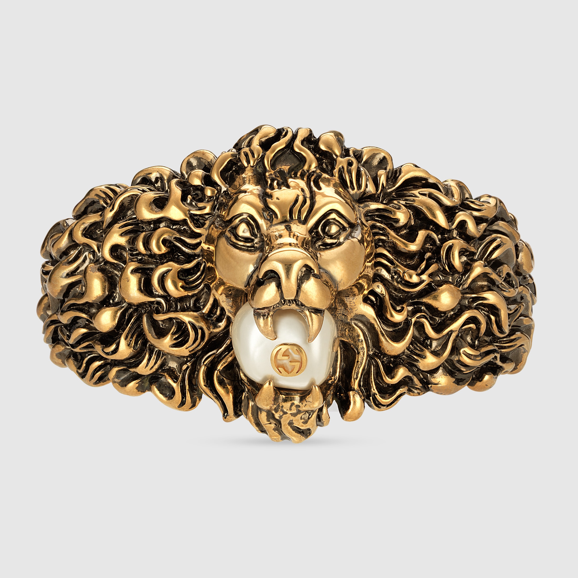 Lion head cuff bracelet in metal Gucci Fashion Jewelry For Women