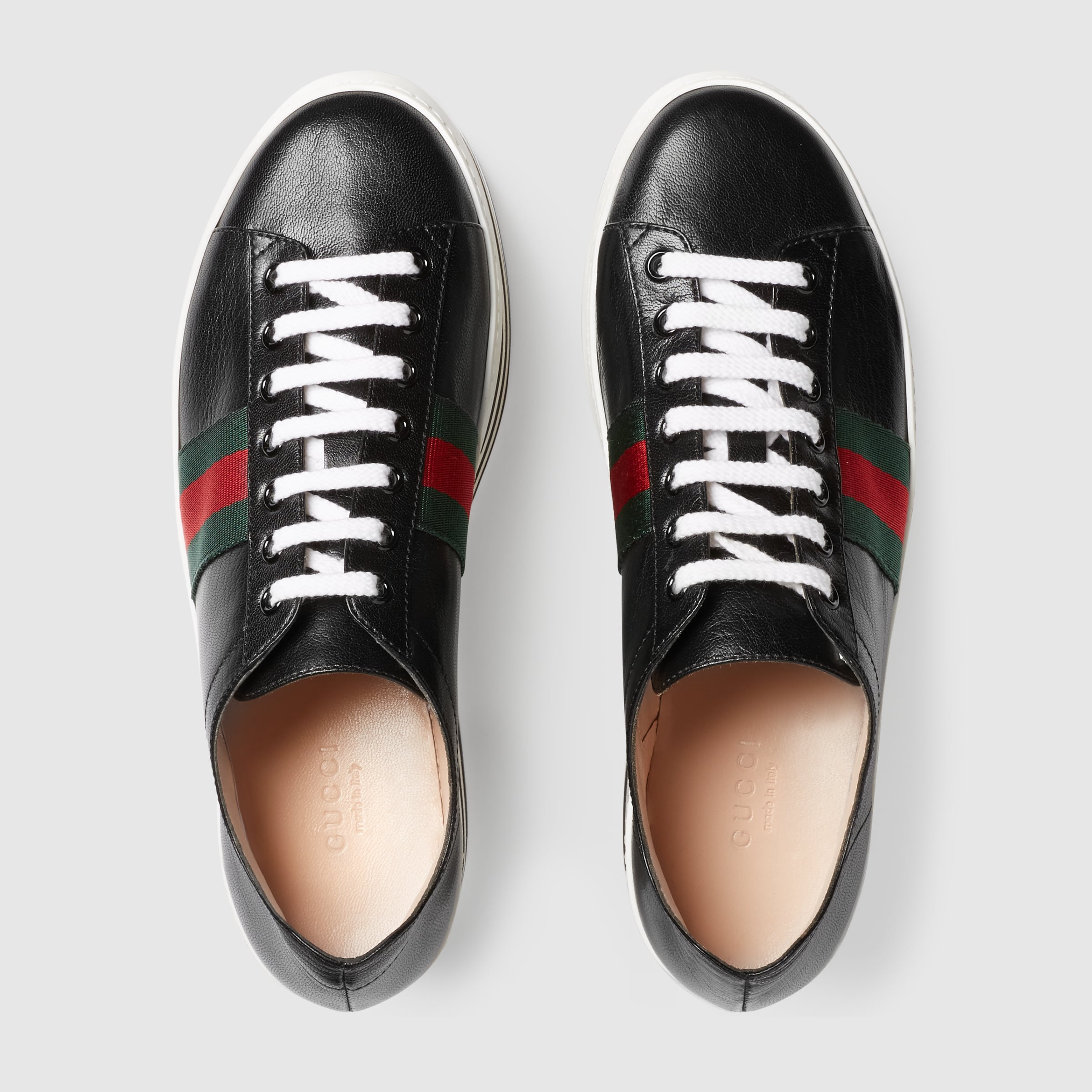 Leather low-top platform sneaker - Gucci Women's Sneakers 452312D3VN01060