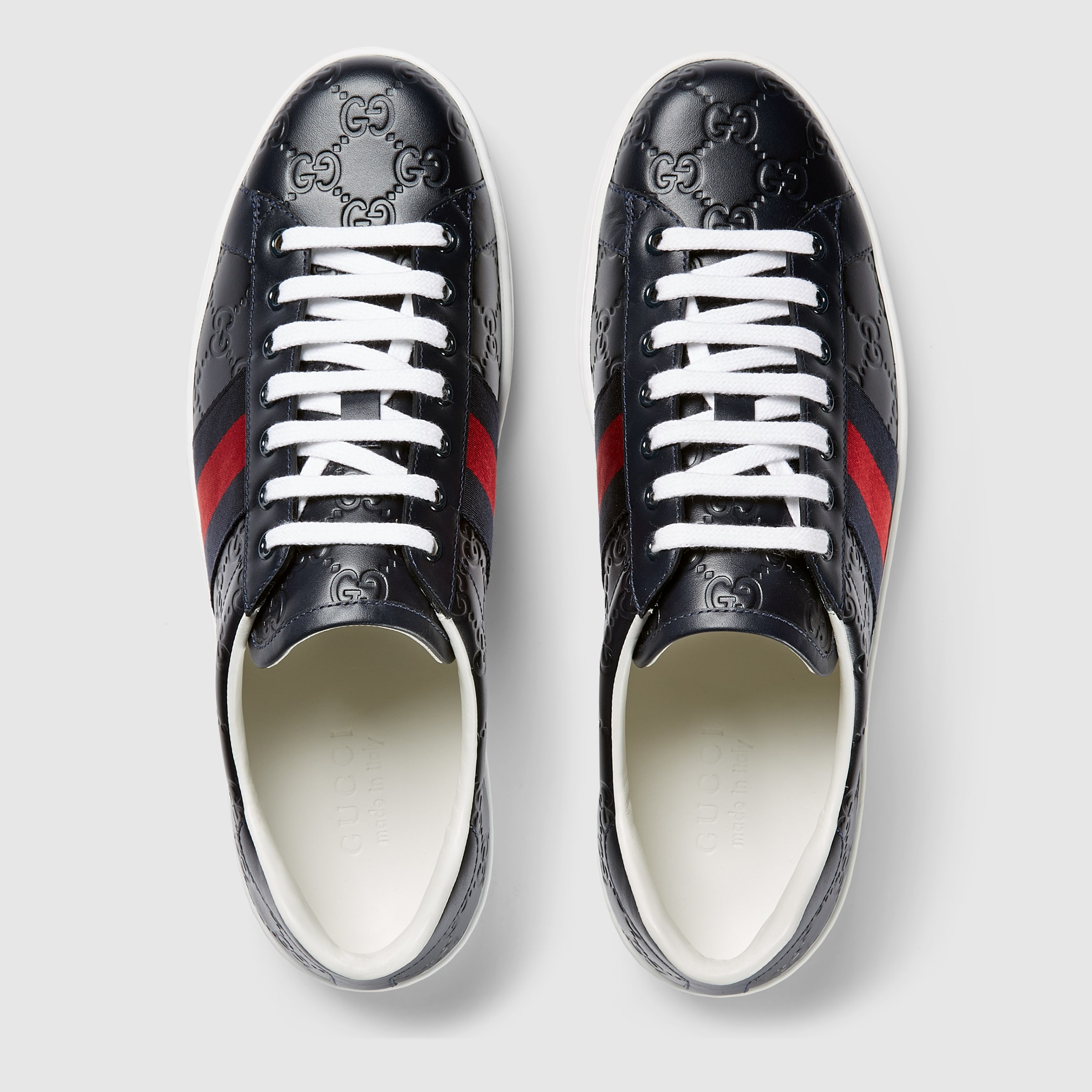 blue Gucci Signature Ace Gucci Signature sneaker GUCCI® US