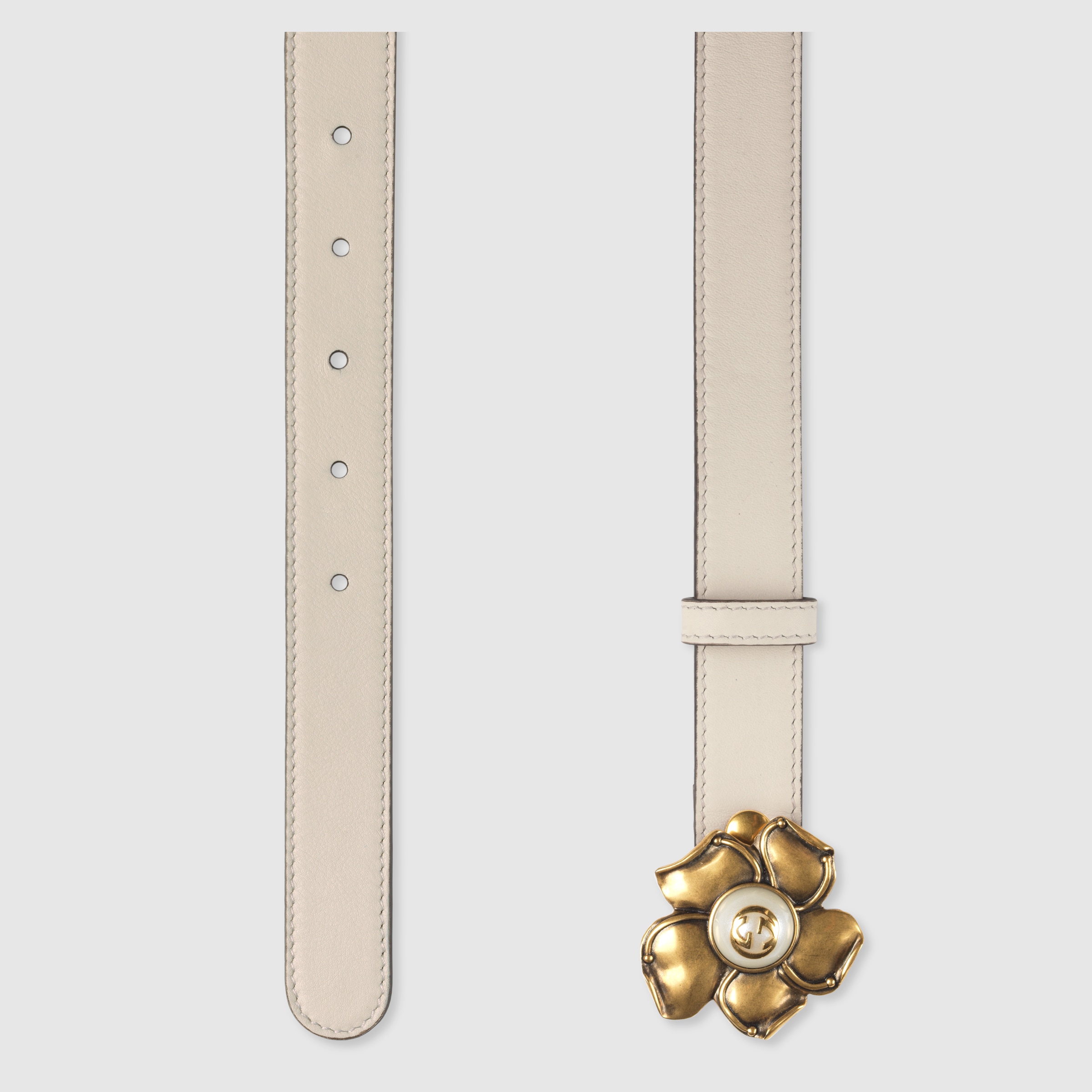 gucci women's floral belt