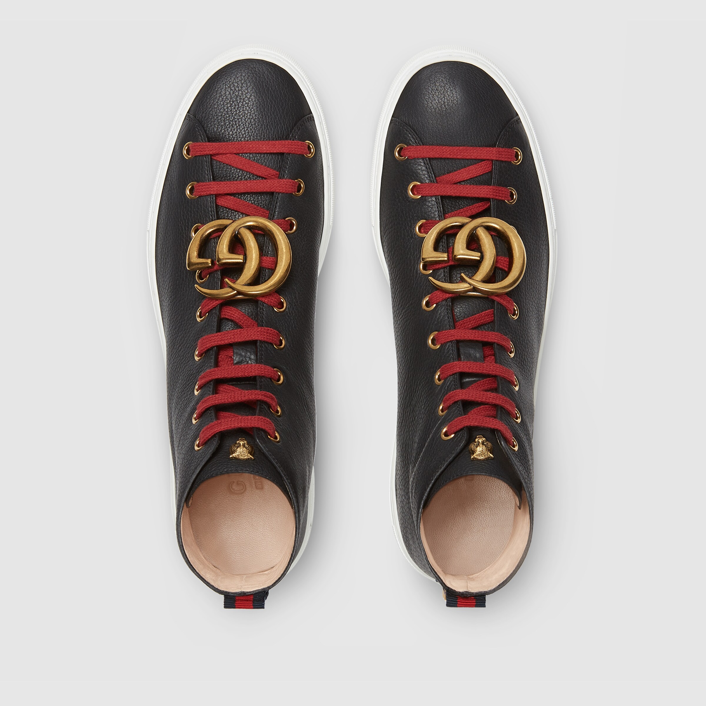 gucci leather high top
