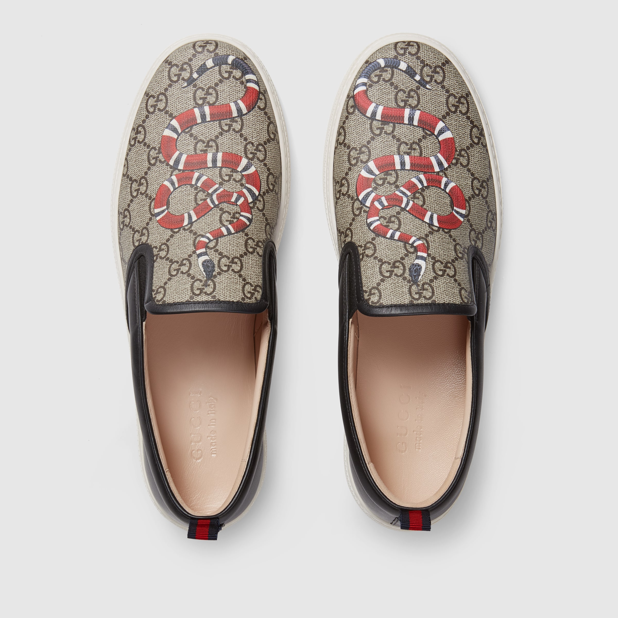 gucci snake slip on
