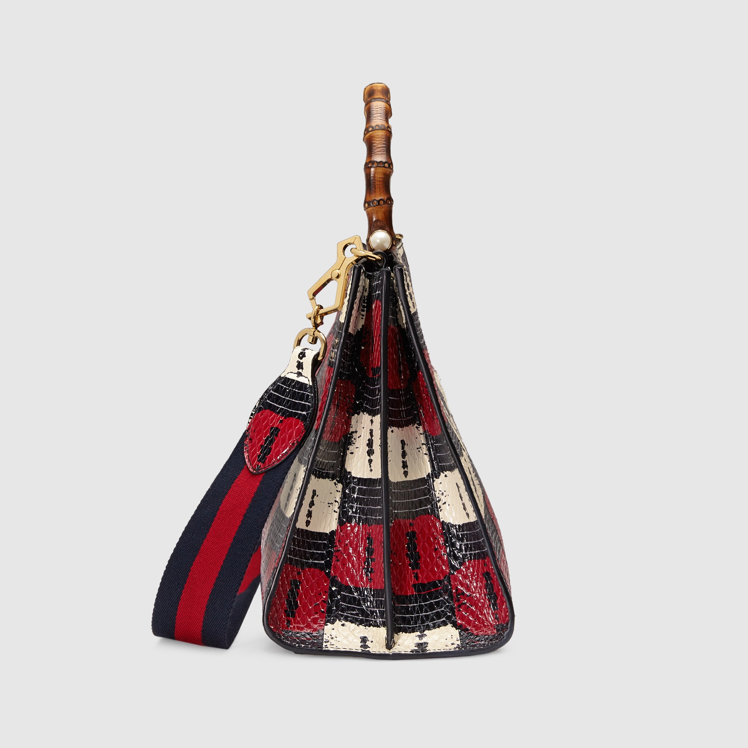 Gucci Nymphaea snakeskin top handle bag Gucci Women's Exotics