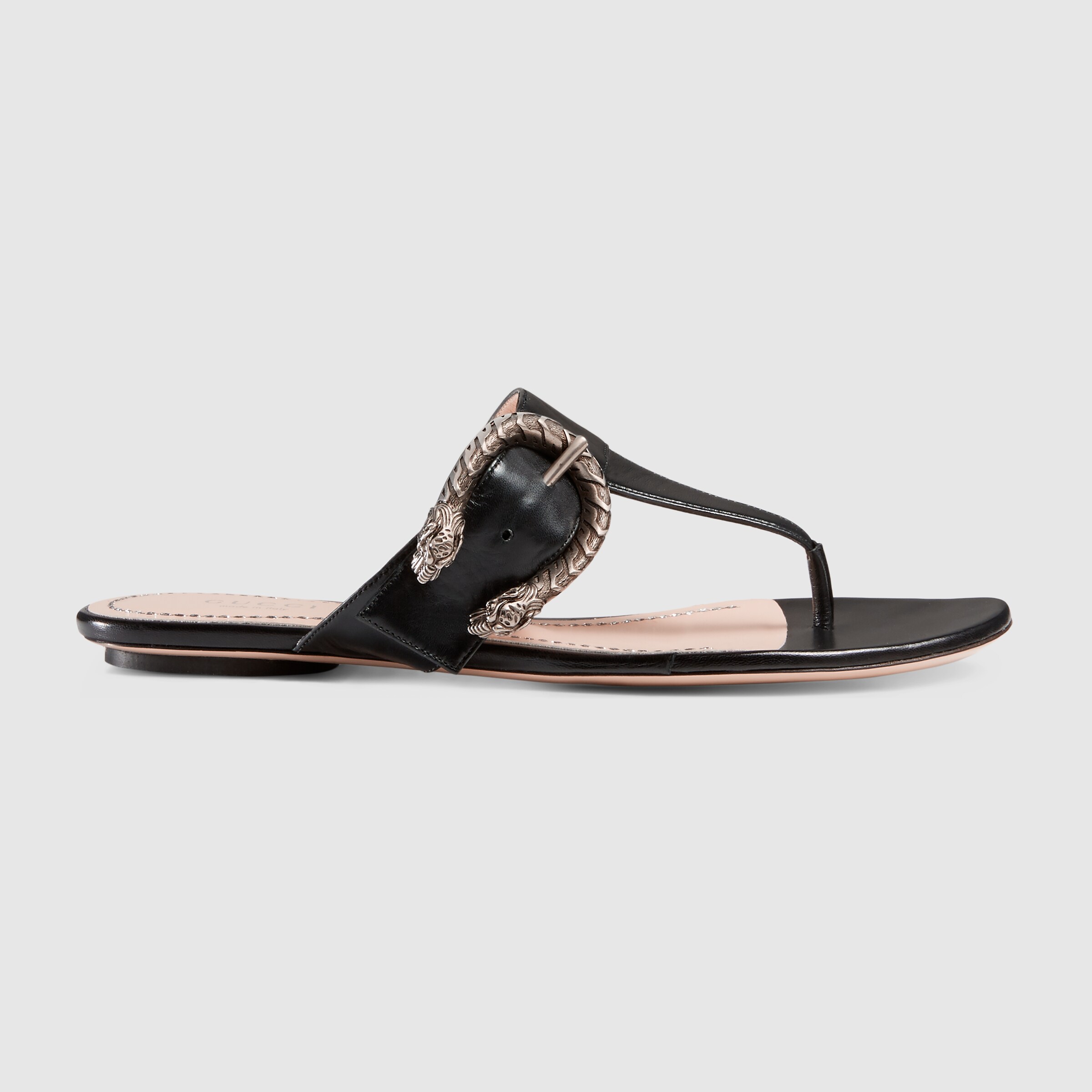 Leather thong sandal Gucci Women's Slides & Thongs 454755C9D101000