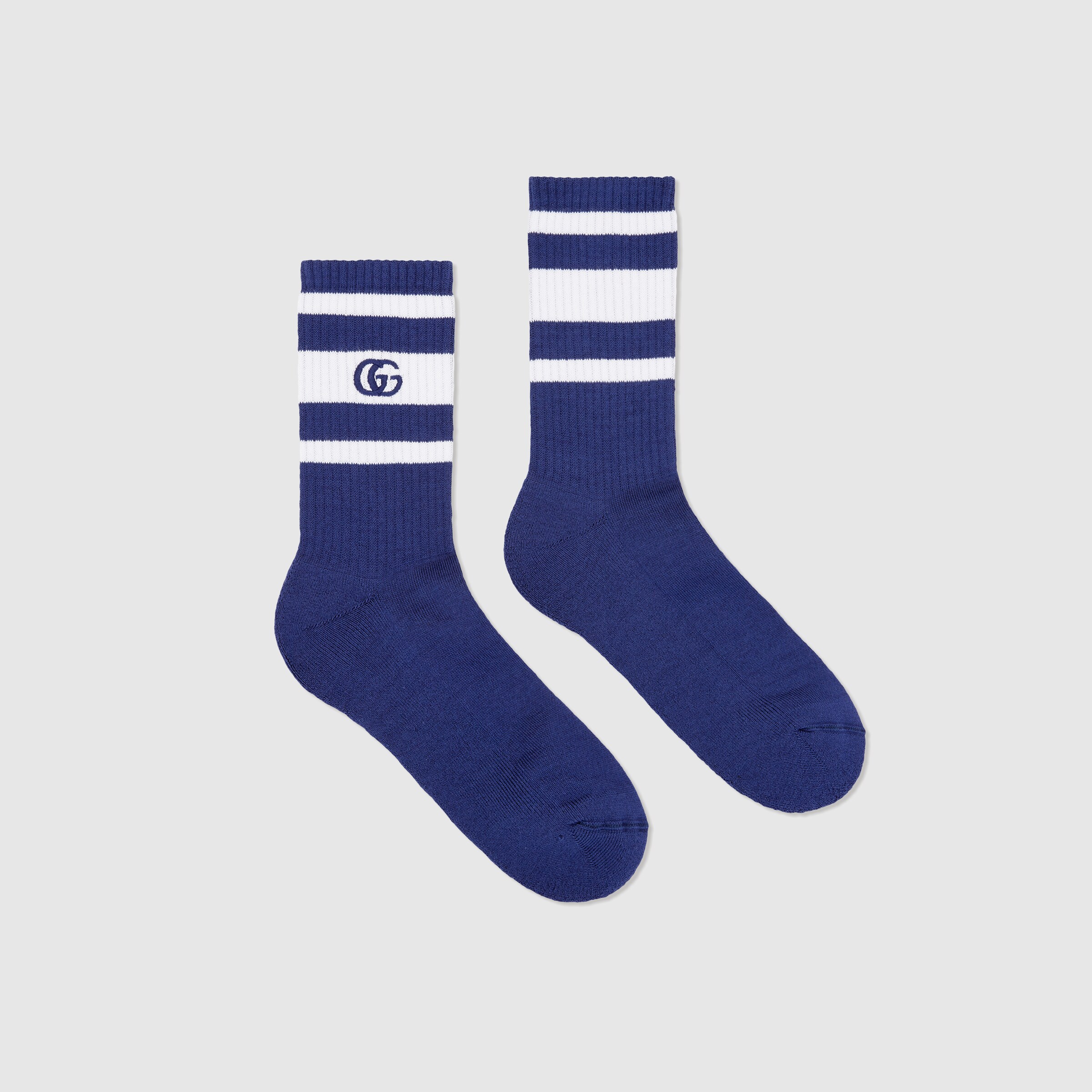 Stretch cotton socks with GG Gucci Men's Socks 4500414G4904277